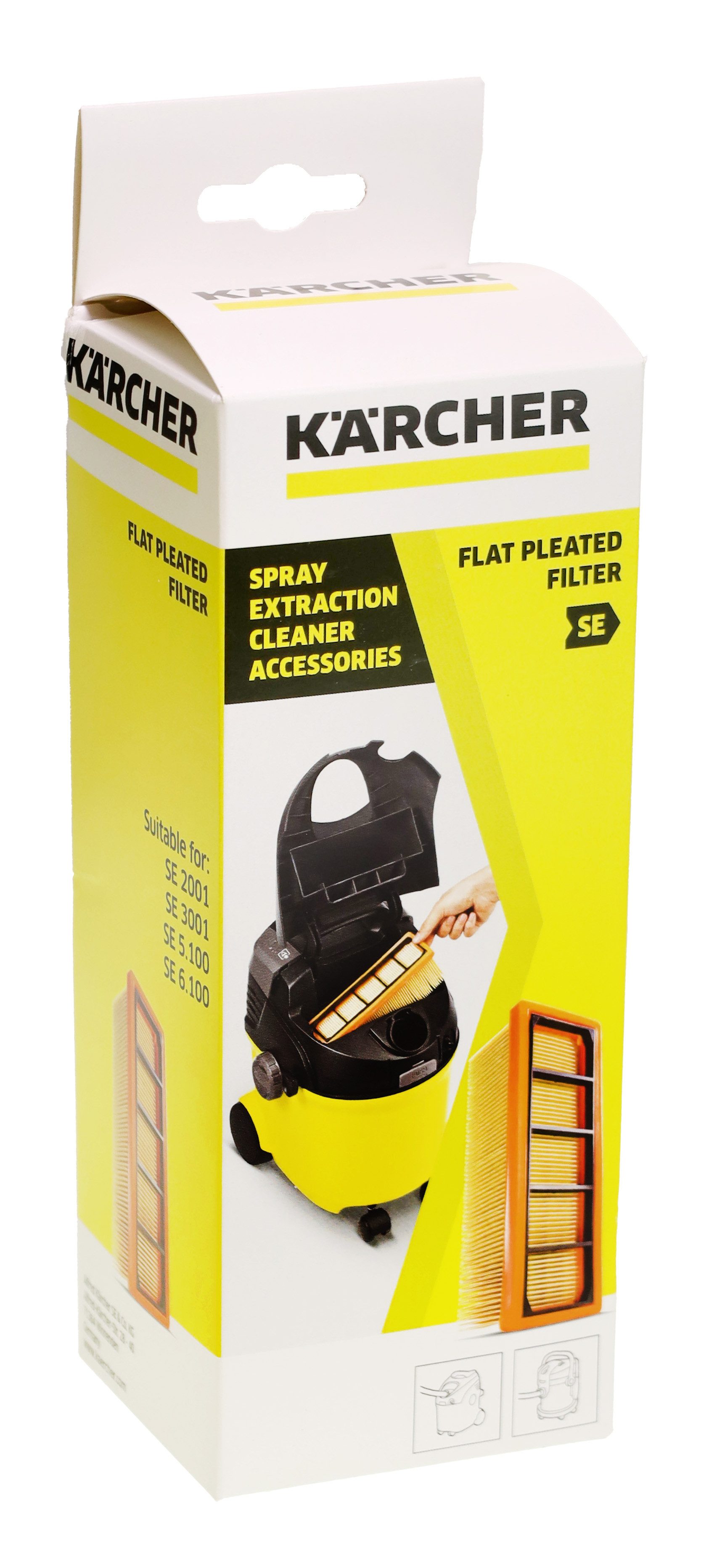 KÄRCHER Ersatzfilter Kärcher 6.414-498.0 Filter für... Nass- und Trockensaugen ohne Filter