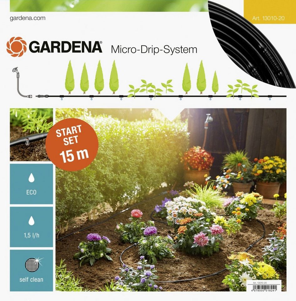 Thumbnail - GARDENA Versenkregner Gardena Start Set Pflanzreihen Gr. S