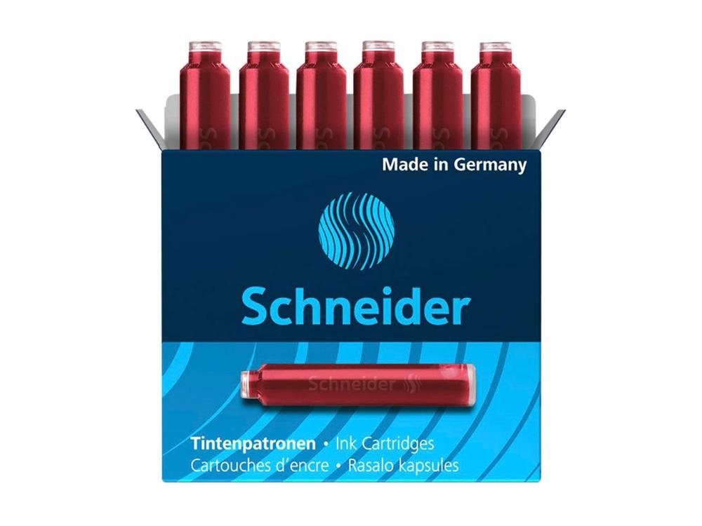 Schneider Füller Schneider Tintenpatronen für Füller rot