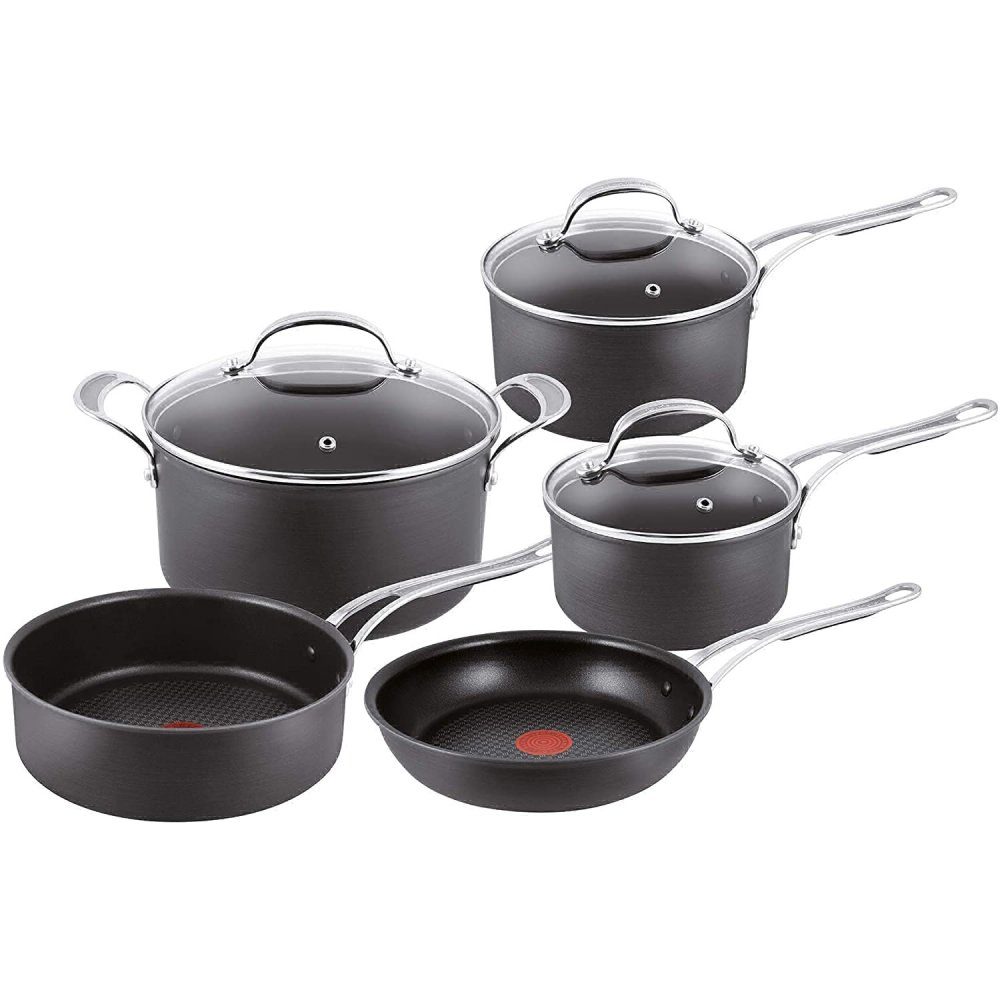 Set schwarz Tefal Oliver - - Jamie Topf-Set Koch-Set