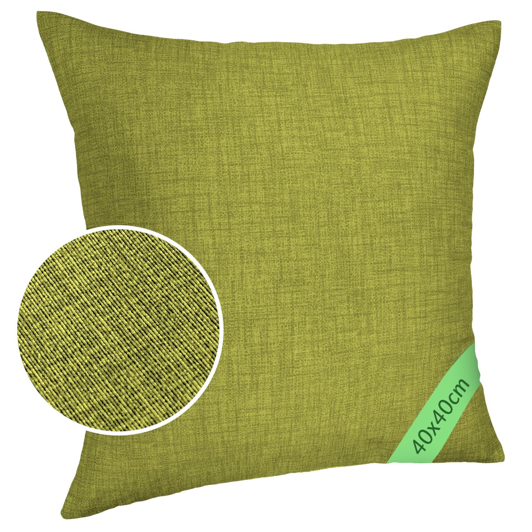 ANRO Dekokissen MrJack Kissenbezug Leinenoptik Deko Kissen Uni, Kissenhülle günstig online kaufen