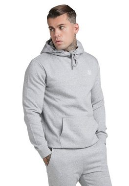 Siksilk Sweater SikSilk Sweater CORE MUSCLE FIT OVERHEAD HOODIE SS18913 Grey Marl