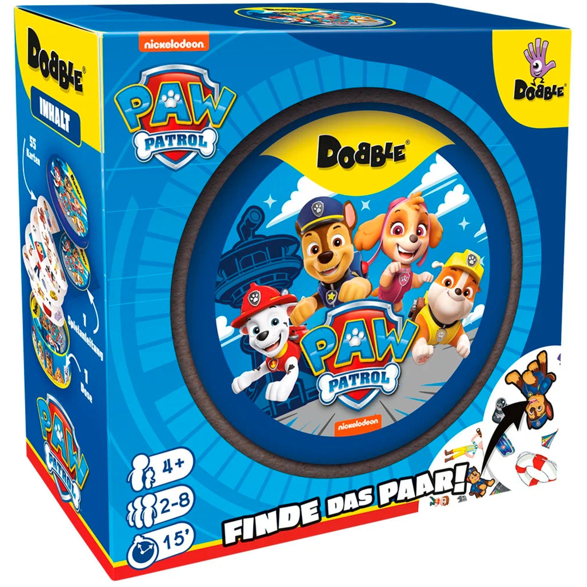 Asmodee Spiel Asmodee Dobble Paw Patrol, Kartenspiel