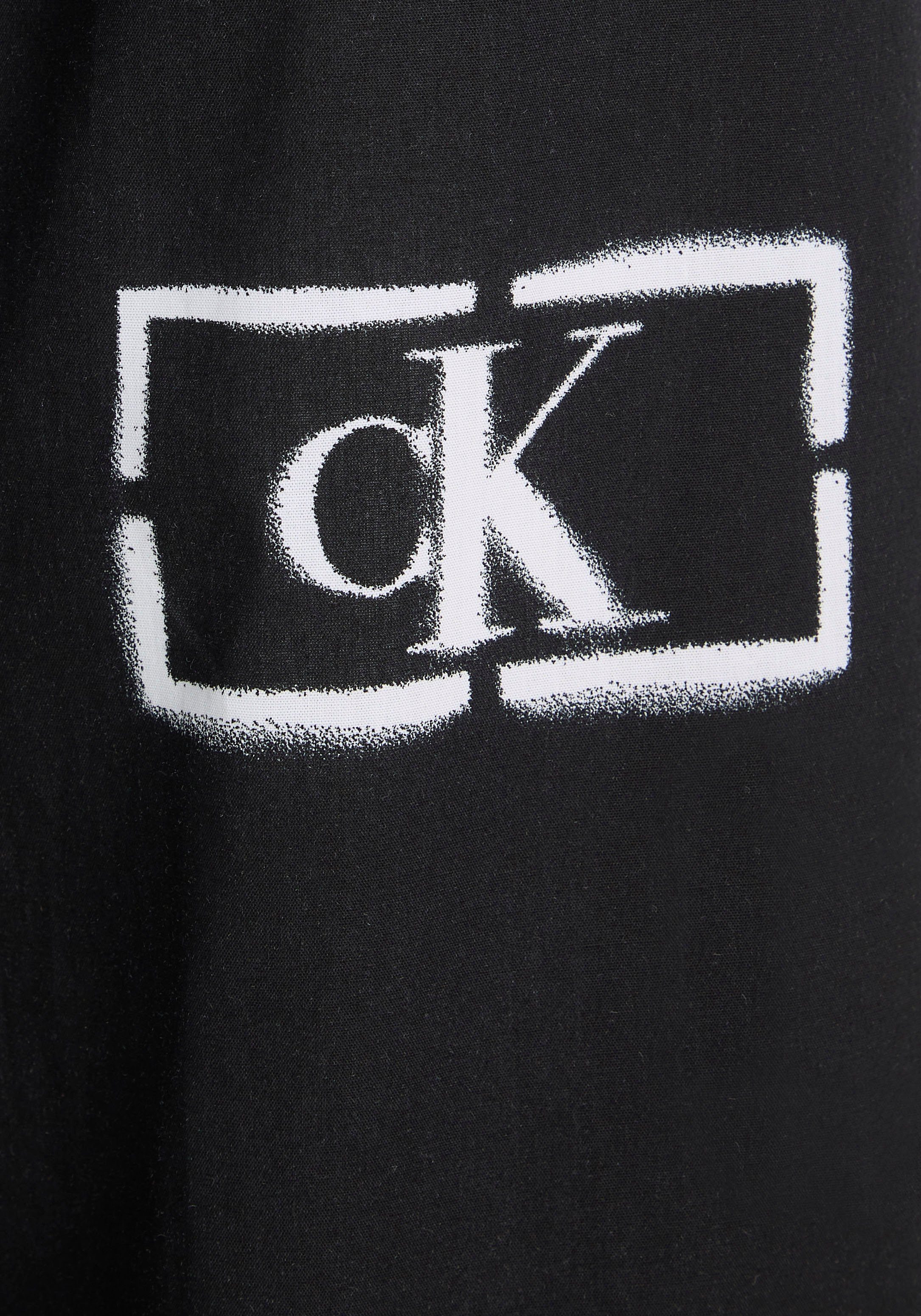 Calvin Underwear Calvin Klein allover mit Klein SLEEP Schlafhose Logo-Monogramm PANT