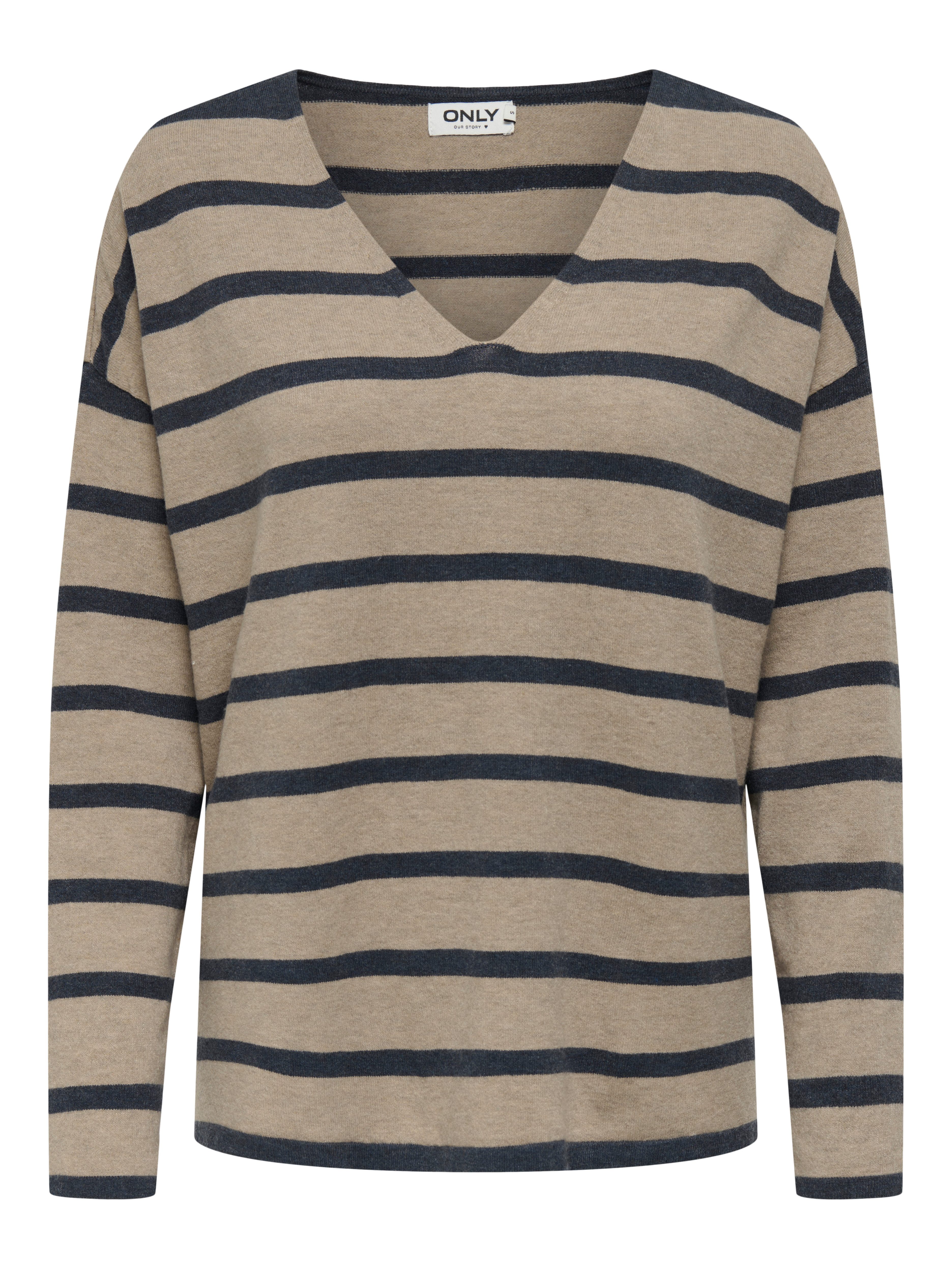ONLY Strickpullover ONLAMALIO LIFE LS V-NECK KNT günstig online kaufen