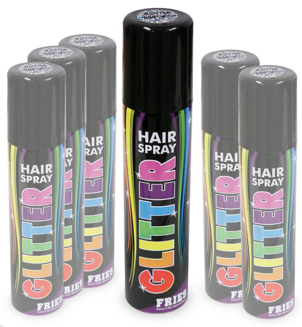 Fries Haarfarbe Haarspray Glitter Spray Color Hair Spray Haar Sprühdose Farben 100ml