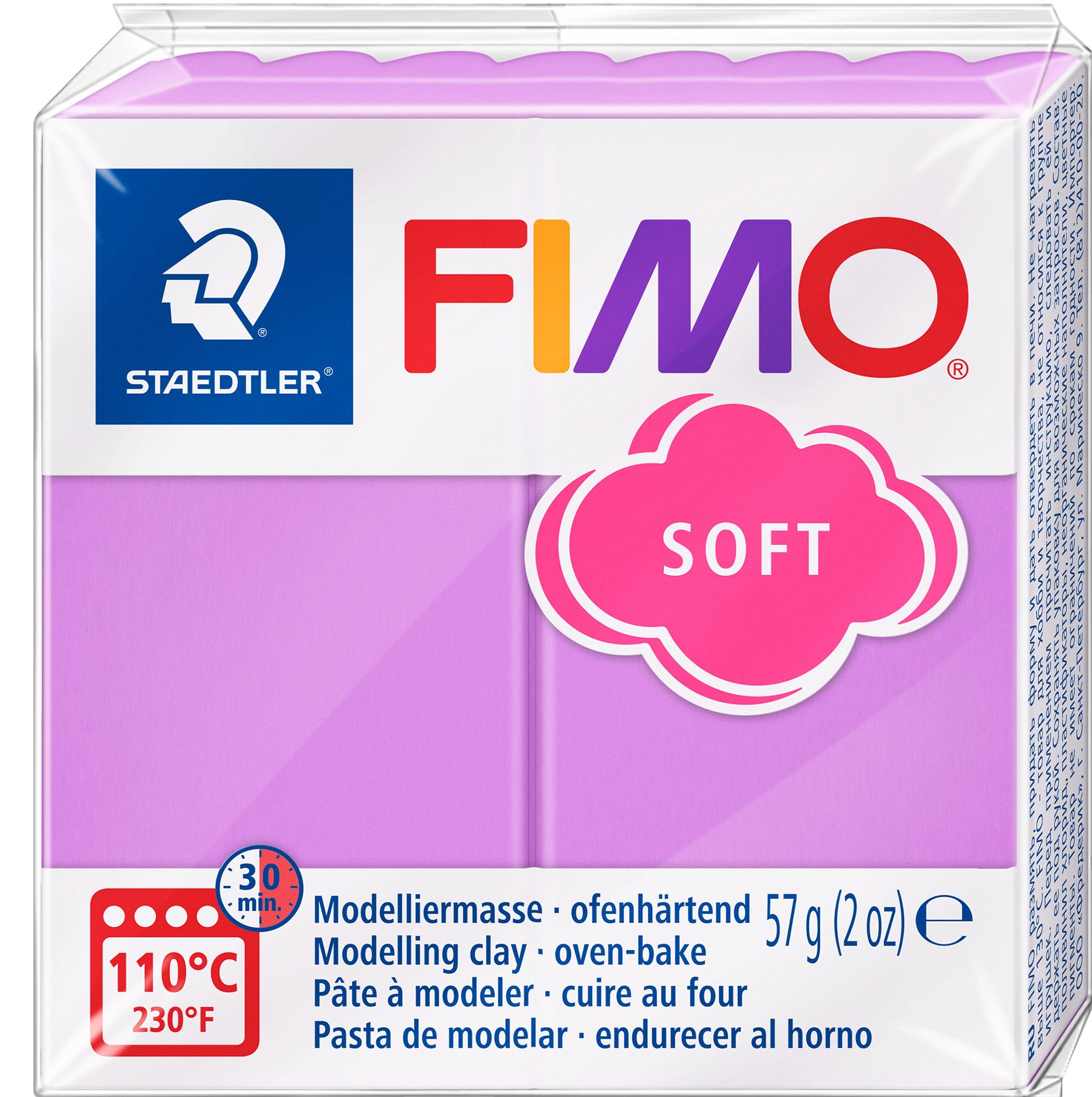 FIMO Modelliermasse soft Basisfarben, 57 Lavendel g