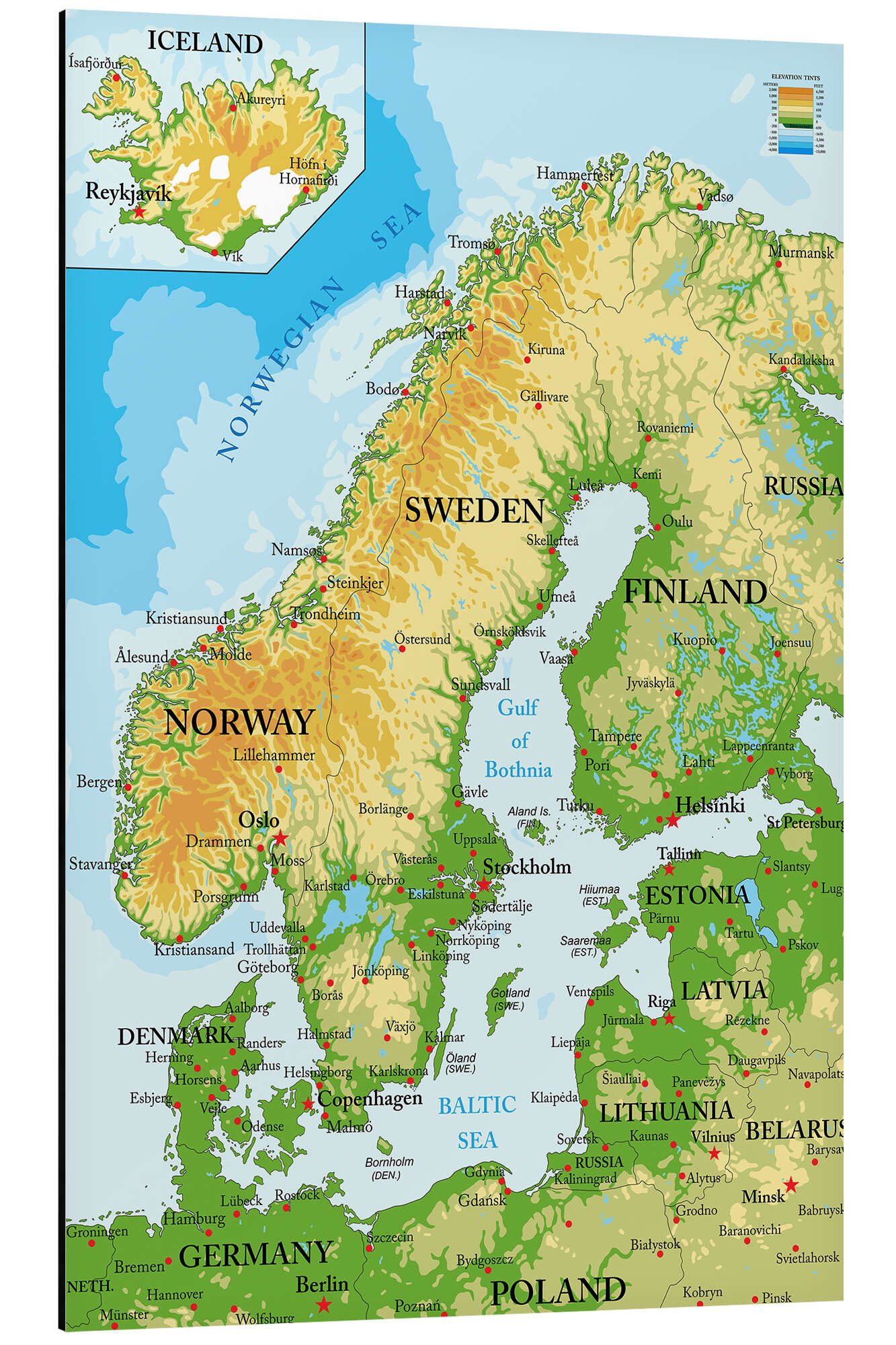 Posterlounge Poster Editors Choice, Skandinavien - günstig online kaufen