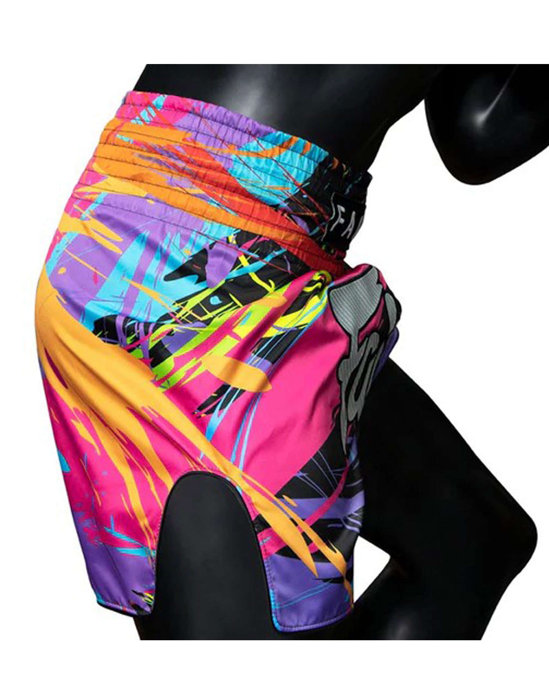 Fairtex Shorts Muay Thaiboxhose World Music Black (1-tlg) Fairtex World Musik Muay Thai Shorts – Urbaner Look & Fighter-Power