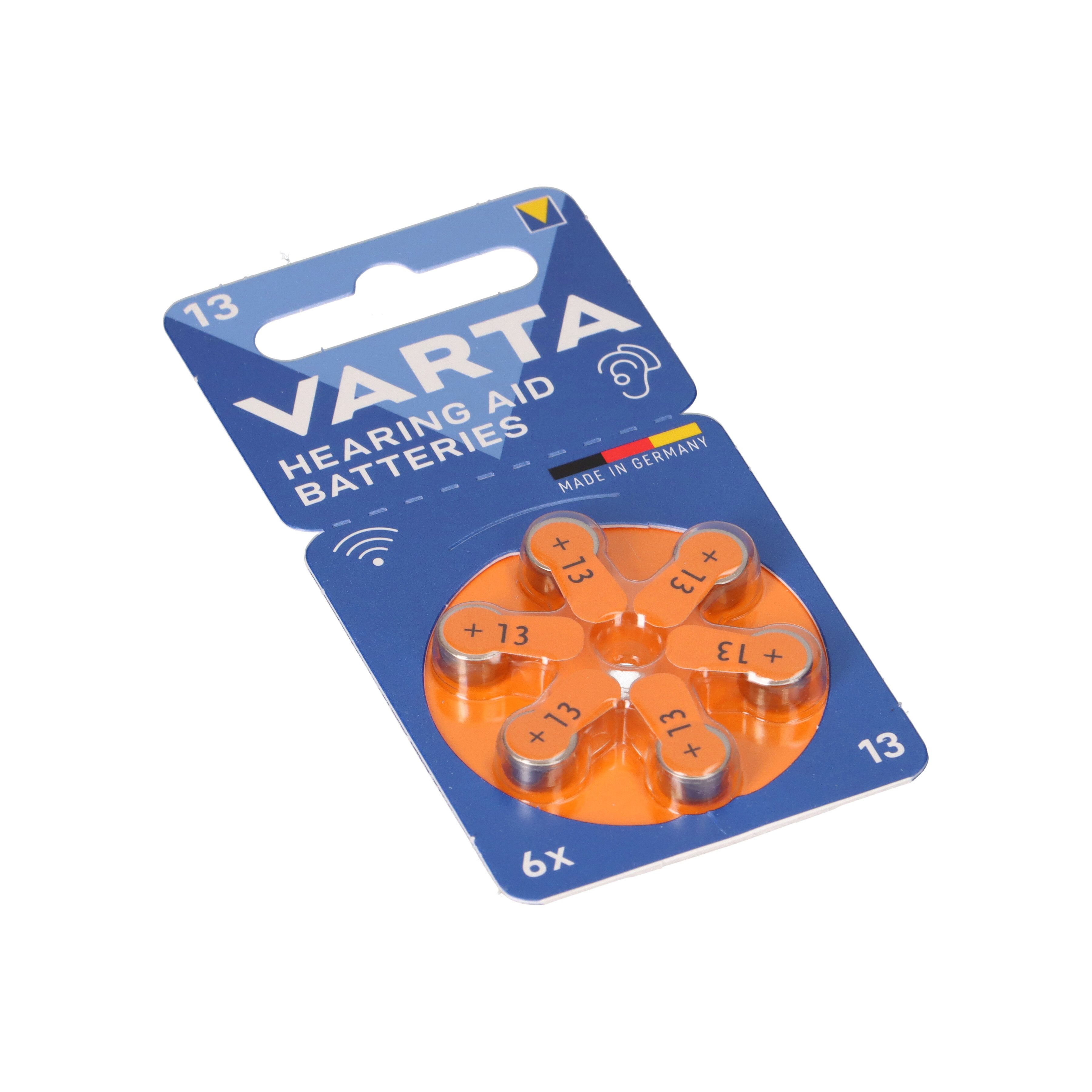 VARTA 60x Varta Hearing Aid Batterie 13 PR48 Hörgerätebatterie Batterie