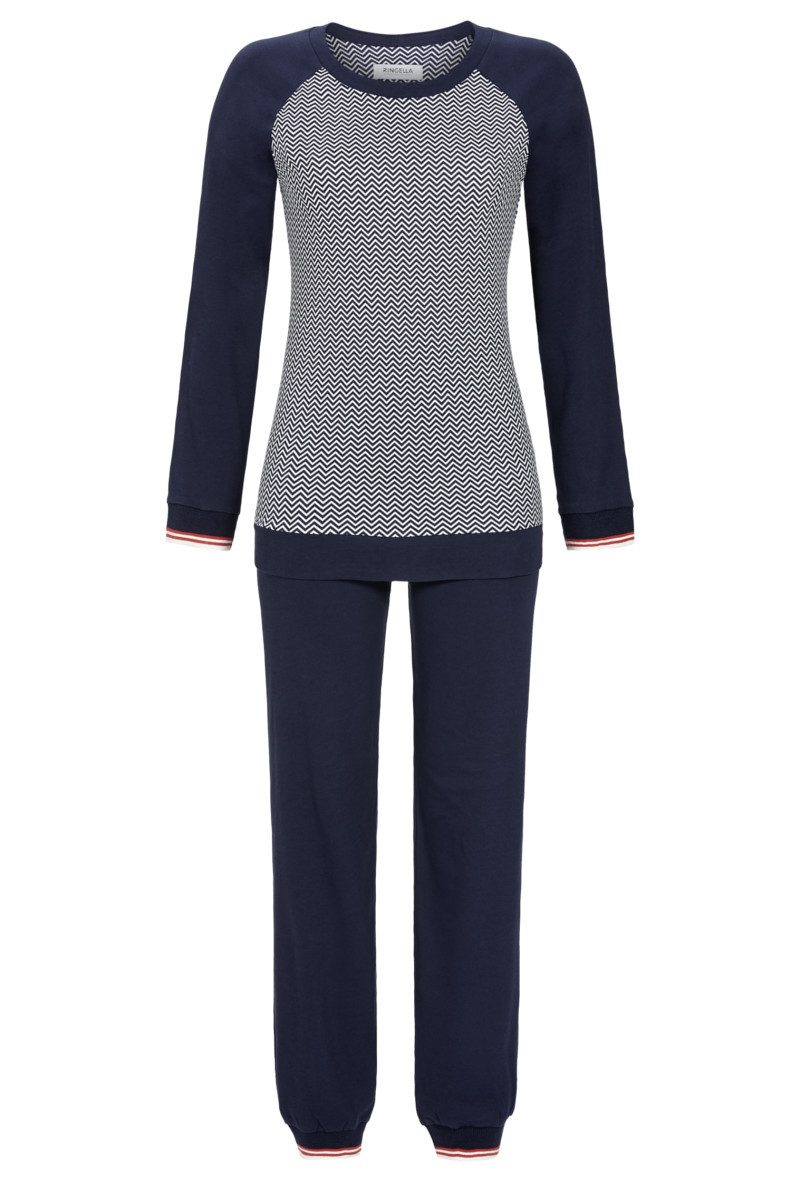Ringella Pyjama mit Strickbündchen (2 tlg)