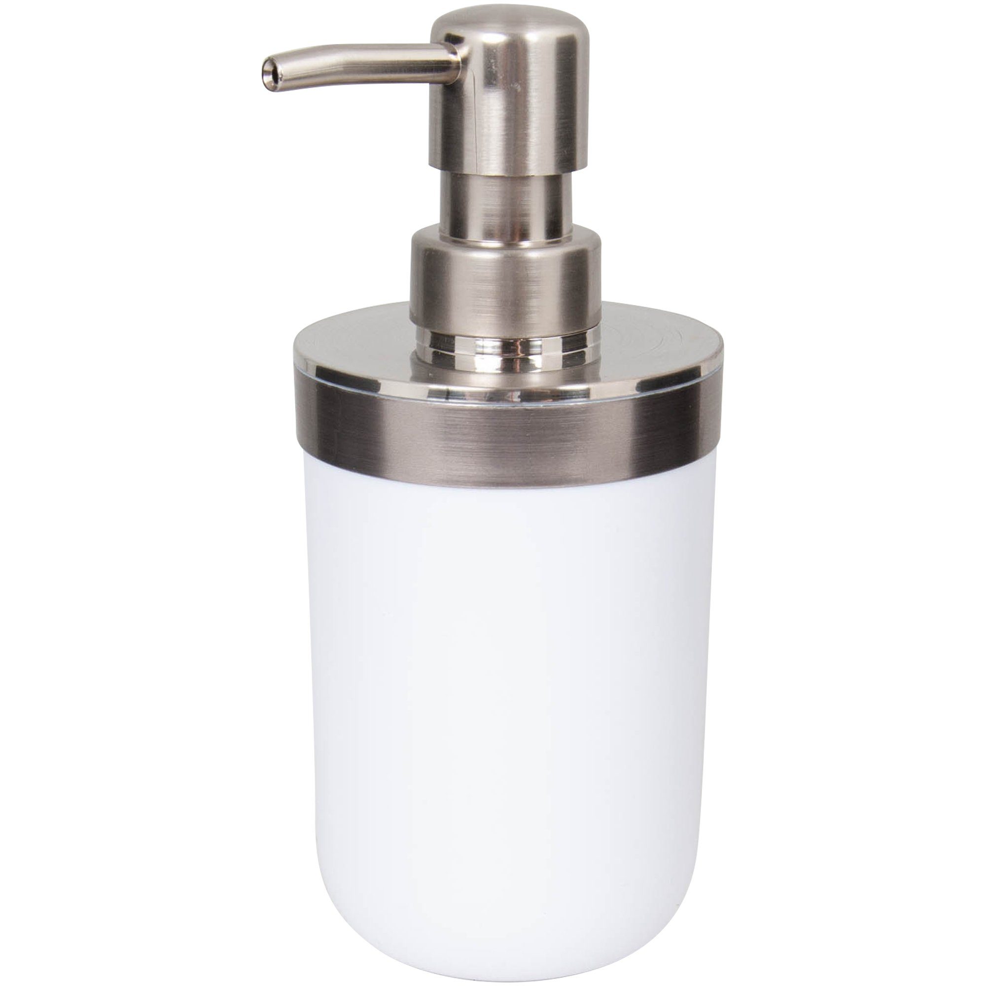 Berilo Seifenspender Pumpspender, Kunststoff/Edelstahl-Optik günstig online kaufen