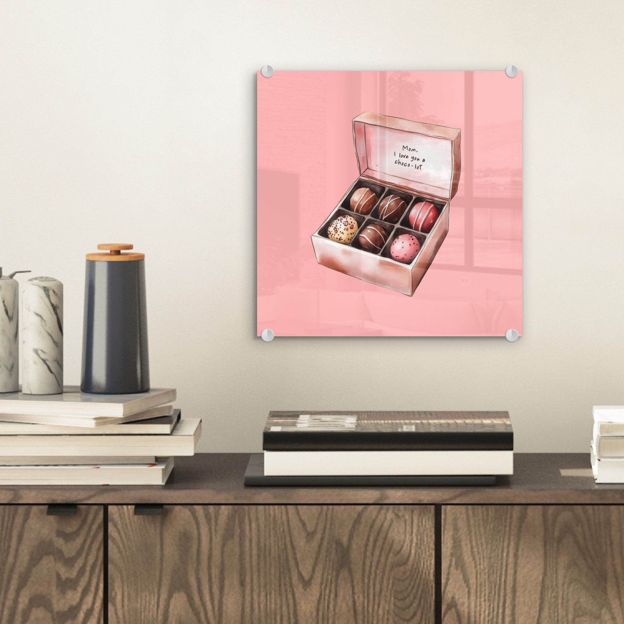 MuchoWow Acrylglasbild Schachtel - Bonbons - günstig online kaufen