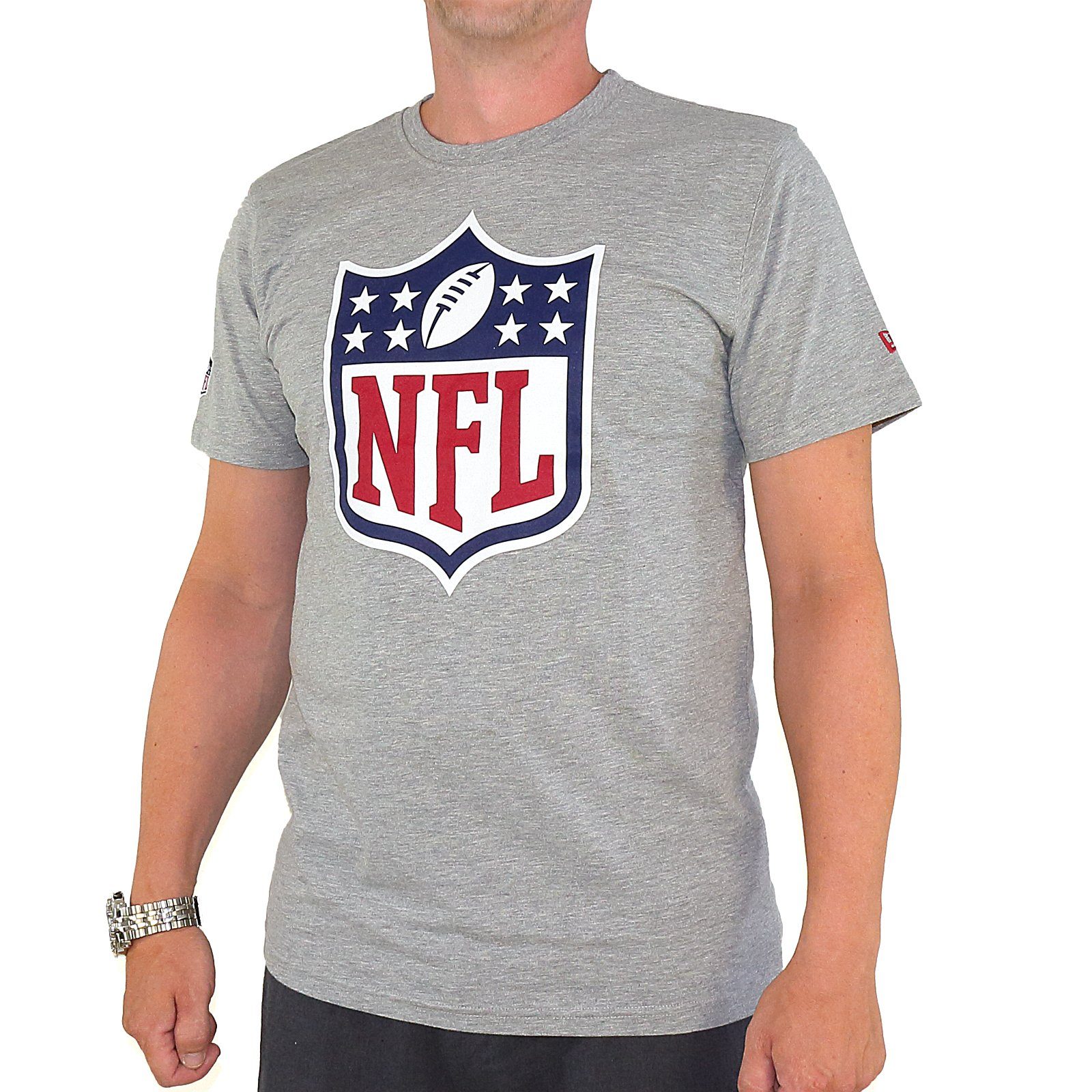 New Era T-Shirt T-Shirt New Era team Logo HGR grey.mel. XXL