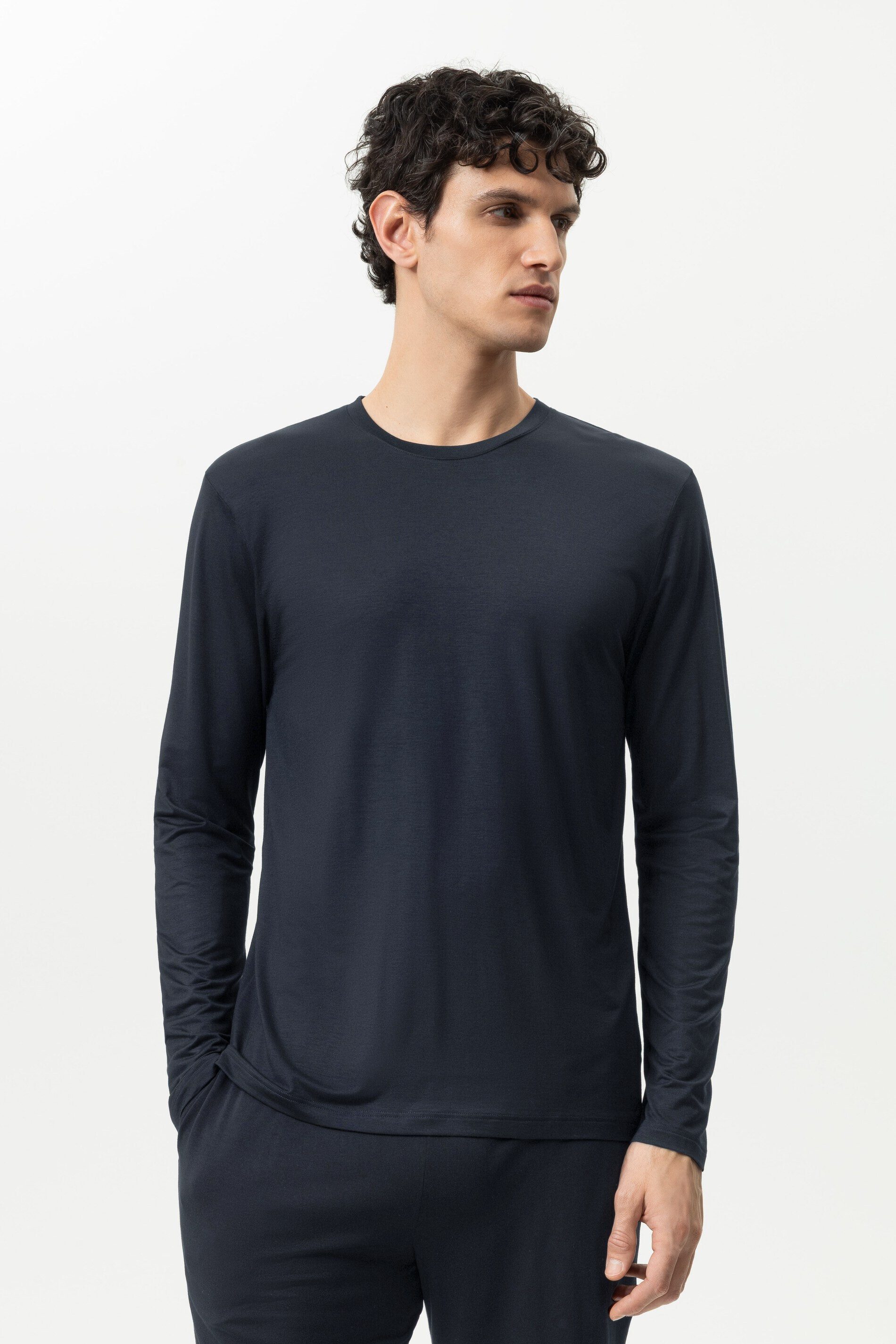 Langarmshirt Mey Langarm-Shirt Serie Selection Uni T-Shirt