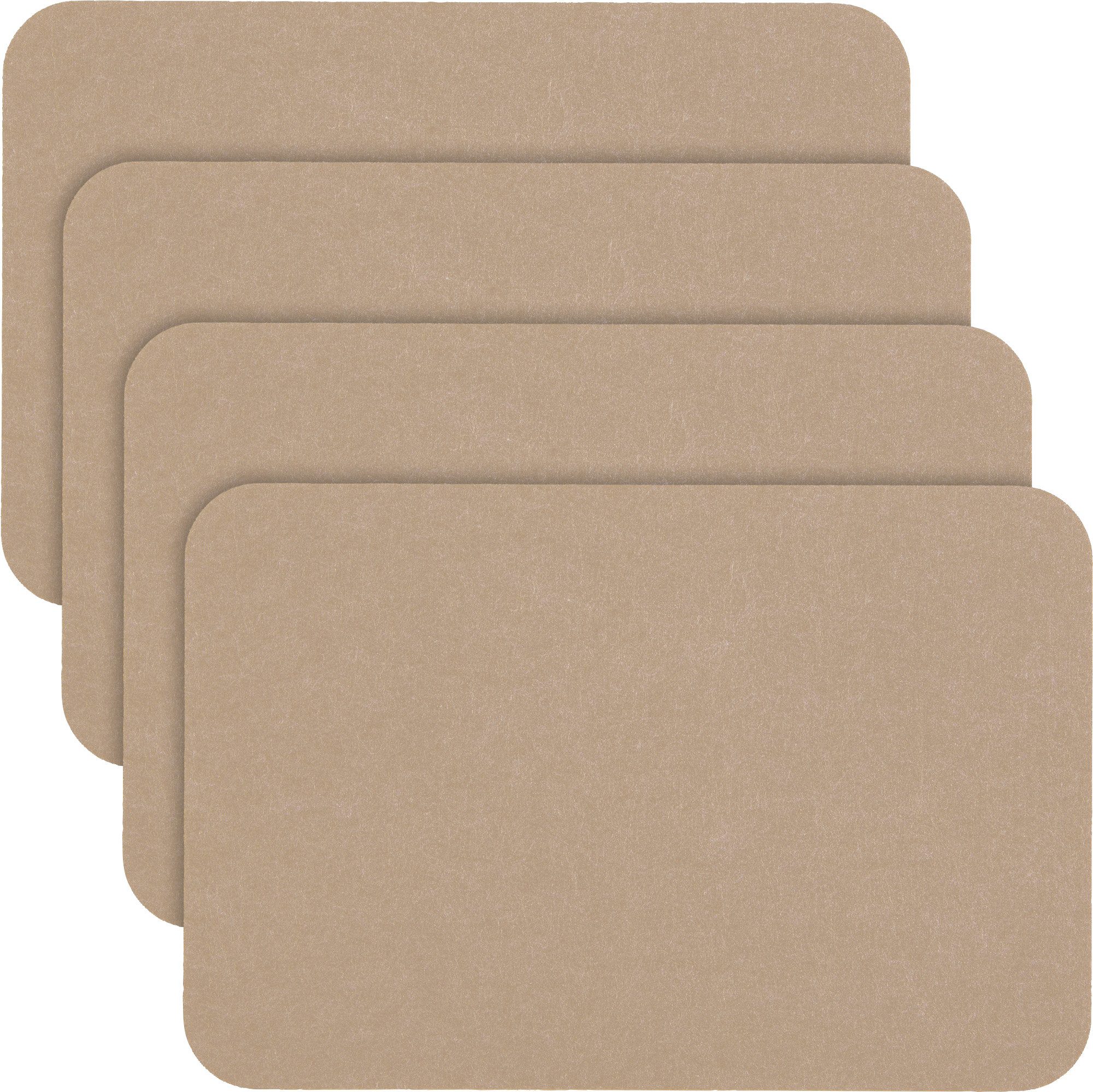 Glasuntersetzer Filz-Tischset "Beja" 4er-Pack