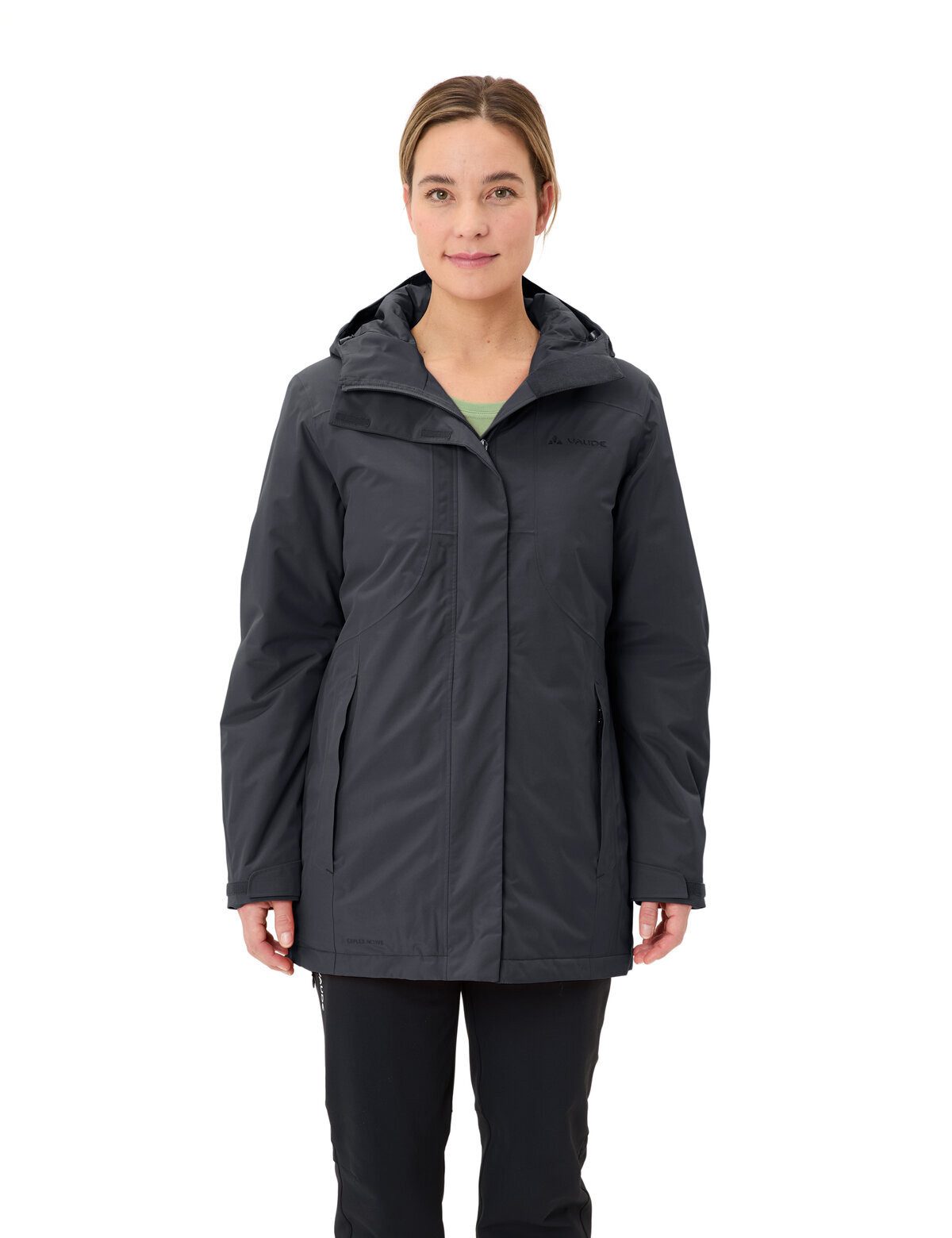 VAUDE Outdoorjacke Women's Rosemoor Padded Parka (1-St) wetterfester Winterparka gefüttert