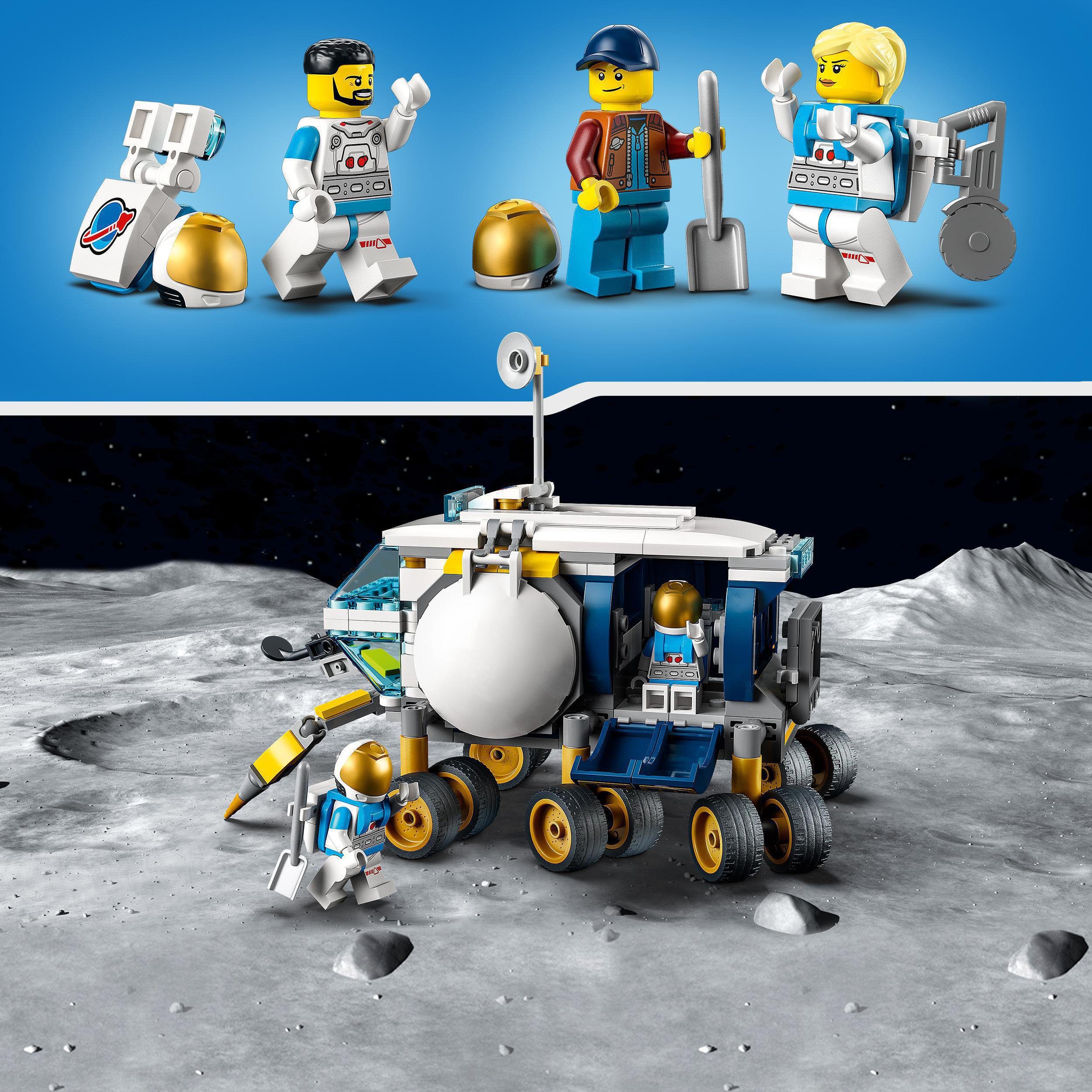 LEGO® Konstruktionsspielsteine Mond-Rover (60348), LEGO® Europe St), Made in (275 City