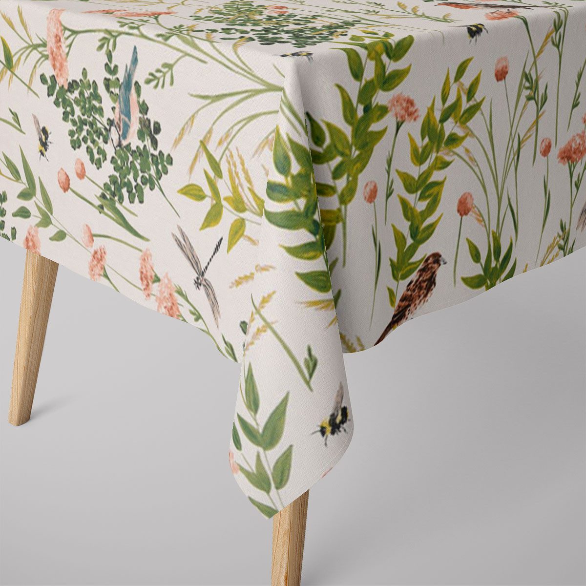 SCHÖNER LEBEN. Tischdecke SCHÖNER LEBEN. Tischdecke Gardenia Blush verschiedene Größen, handmade