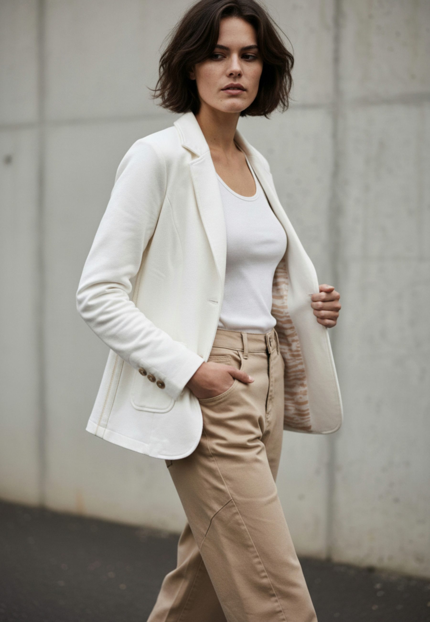Andijamo-Fashion Jerseyblazer MODERN EASE BLAZER Lässig geschnitterner Blaz günstig online kaufen