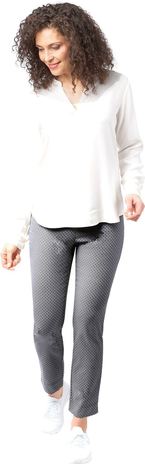 Stehmann Stretch-Hose Ina-742-98005 stylischer Druck
