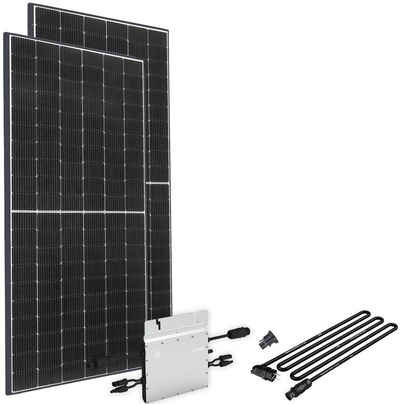 offgridtec Solaranlage Solar-Direct 830W HM-600, 415 W, Monokristallin, Schuko-Anschluss, 10 m Anschlusskabel, ohne Halterung