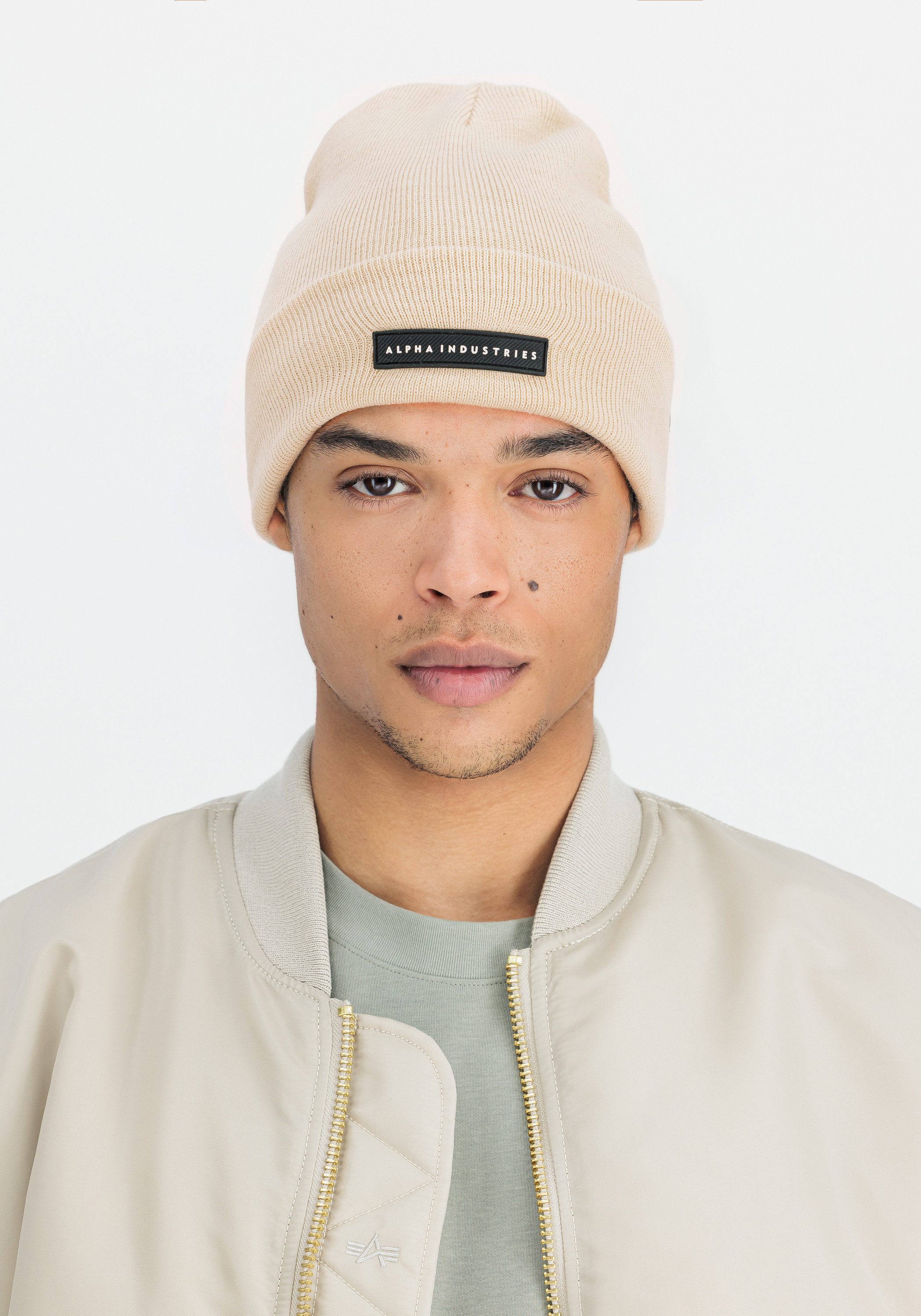 Alpha Industries Skimütze Rubber Logo Beanie