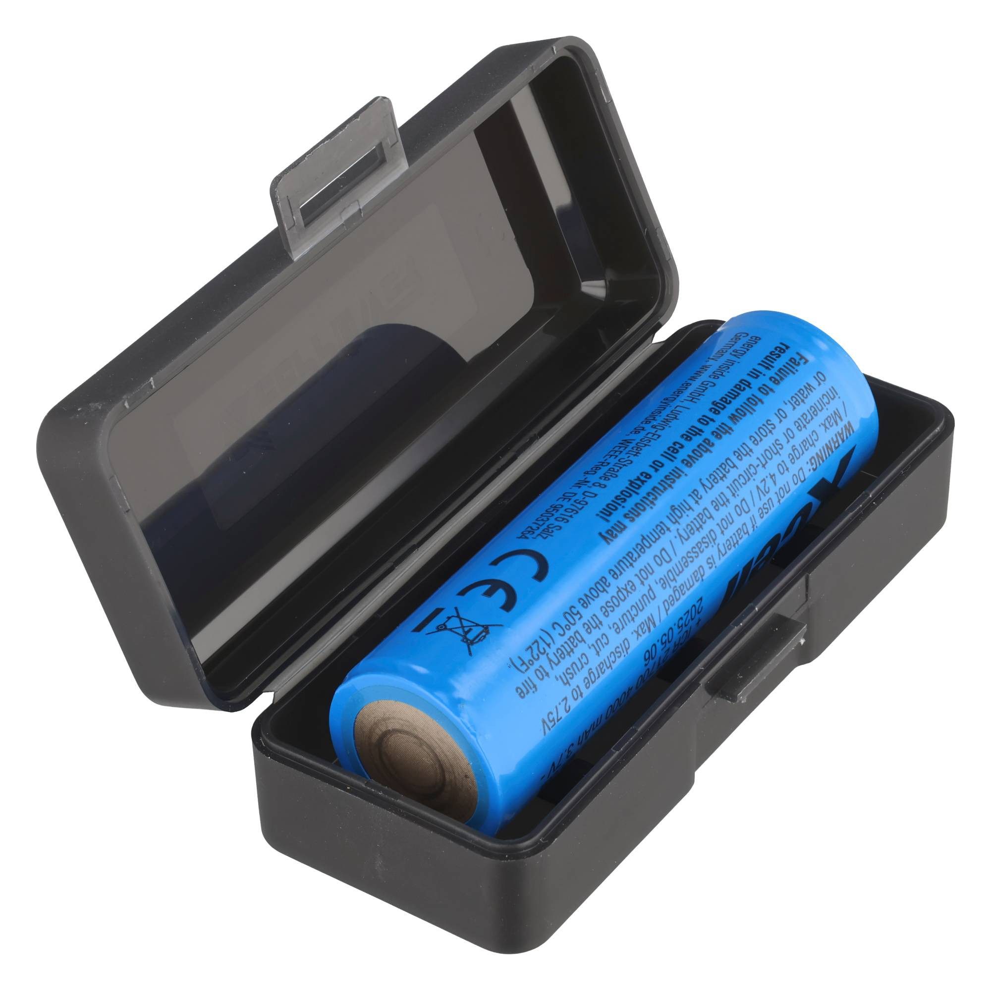 Keeppower Keeppower K1 Aufbewahrungsbox für 1 Stück 21700 Li-Ion Akku, auch für Batterie