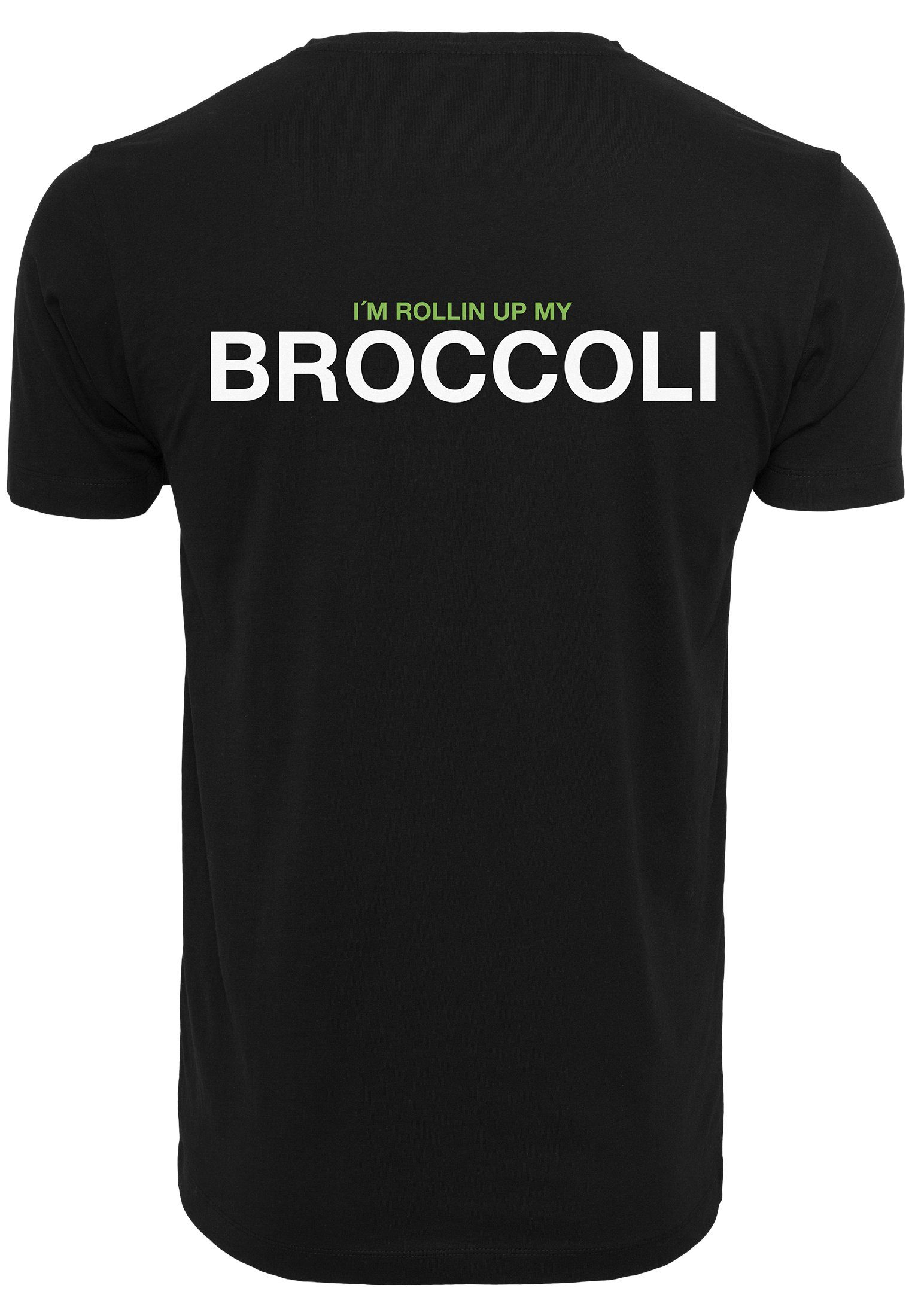 MT740 Broccoli Kurzarmshirt Tee MisterTee Mister Herren Tee (1-tlg) black Broccoli