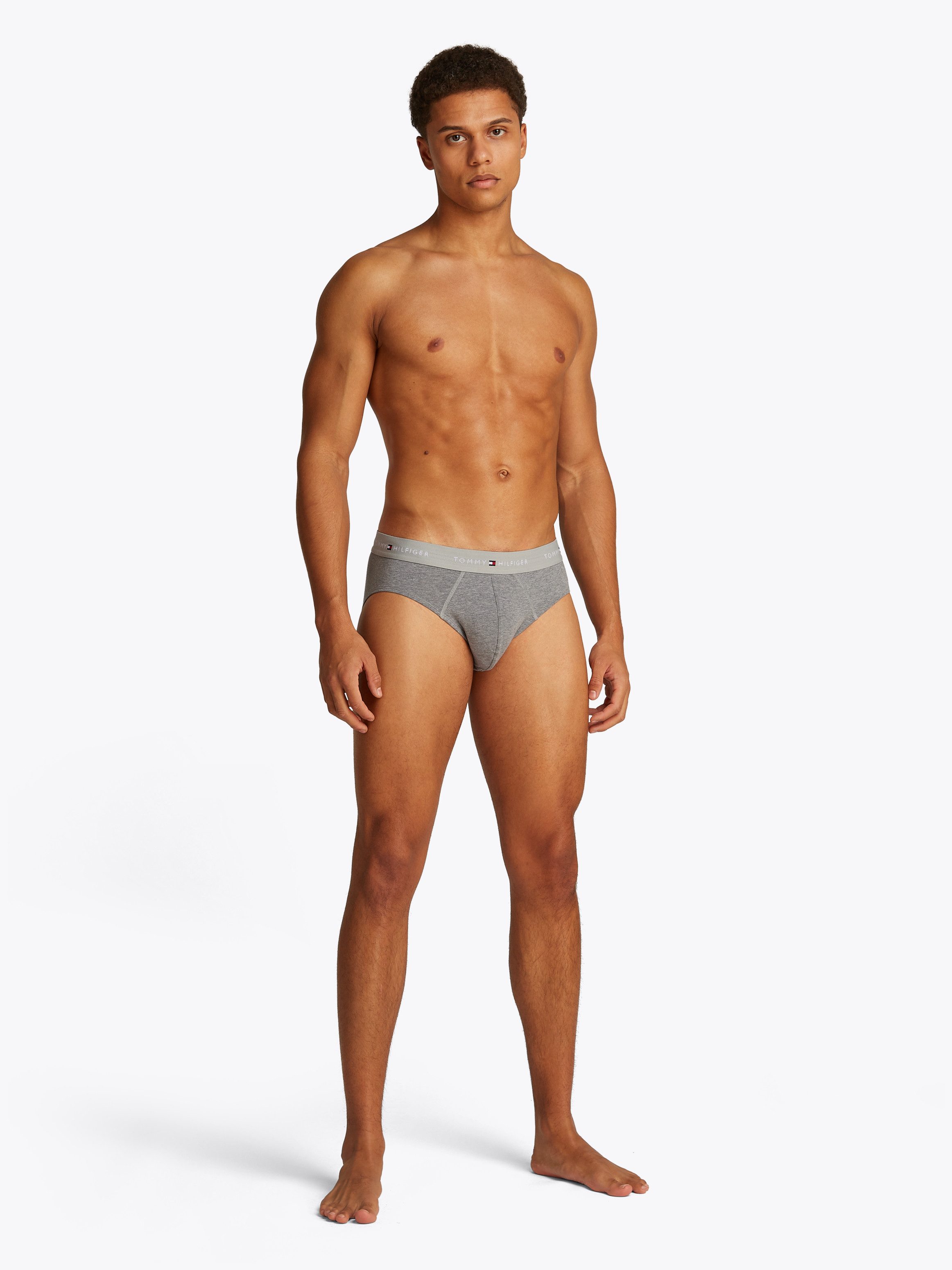 Tommy Hilfiger Underwear Slip 3P BRIEF DTM (Packung, 3-St., 3er) mit Logo-Elastikbund – Bild 4 von 5