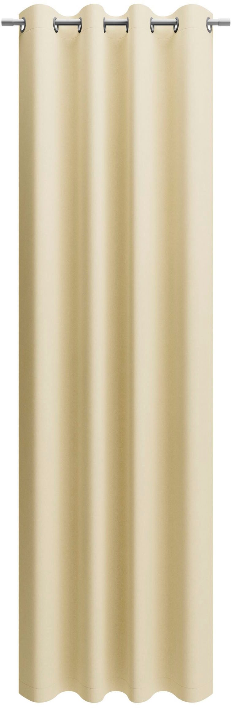 Neutex for you! Vorhang BELMONDO (1 St), Ösen, blickdicht, Uni mit samtiger Oberfläche, nach Maß