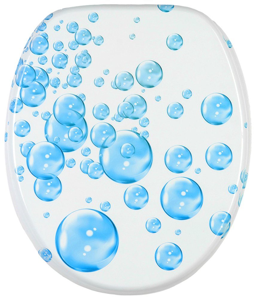 Sanilo WC-Sitz Wasserblasen, mit Absenkautomatik