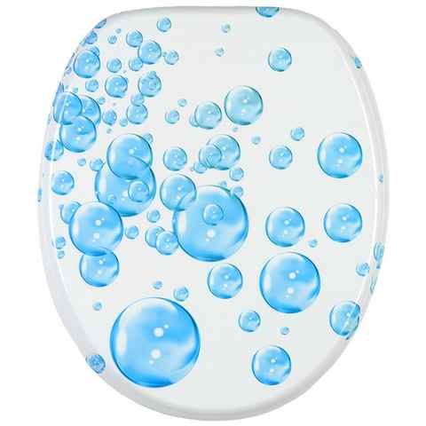 Sanilo WC-Sitz Wasserblasen, mit Absenkautomatik