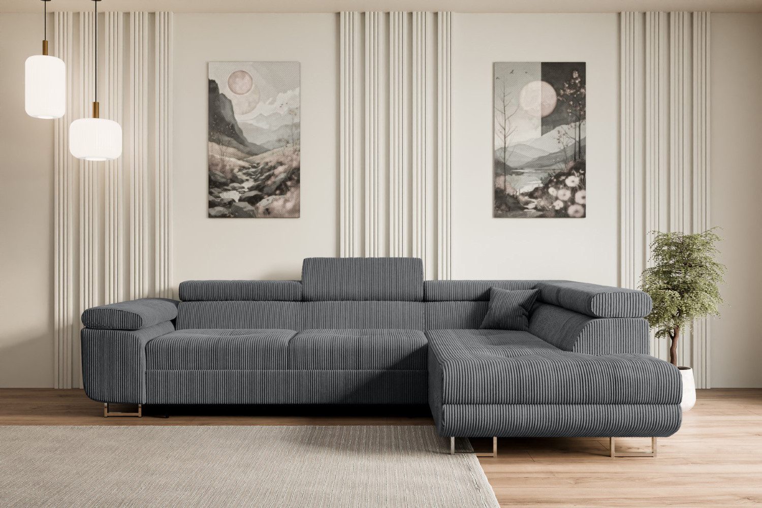 ALTDECOR Ecksofa GUSA-L, Couch mit Schlaffunktion, günstig online kaufen