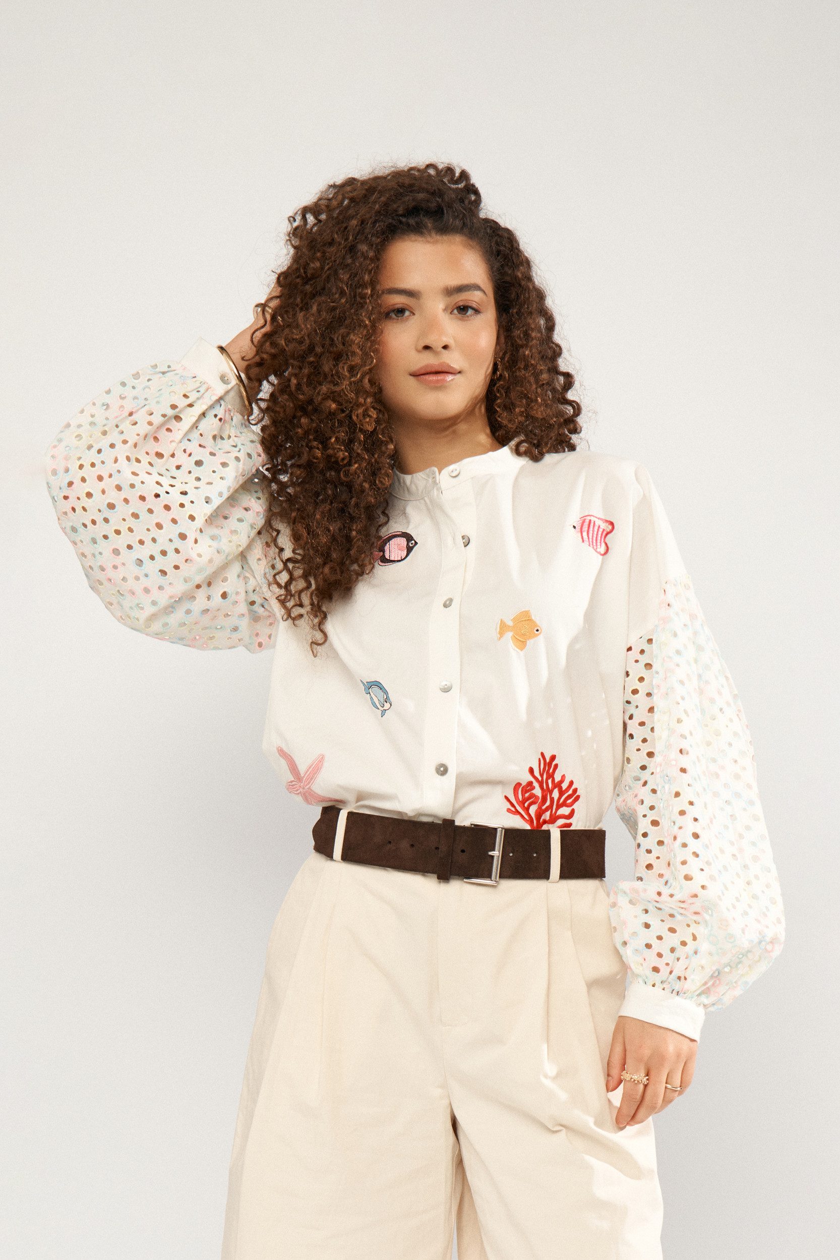 nümph Klassische Bluse