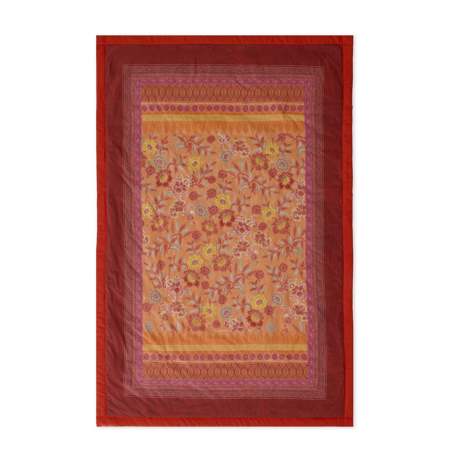 Plaid Bassetti Granfoulard Plaid Decke Wohndecke Varigotti O1 orange 135x190, Bassetti, Hochwerige italienische Markenqualität