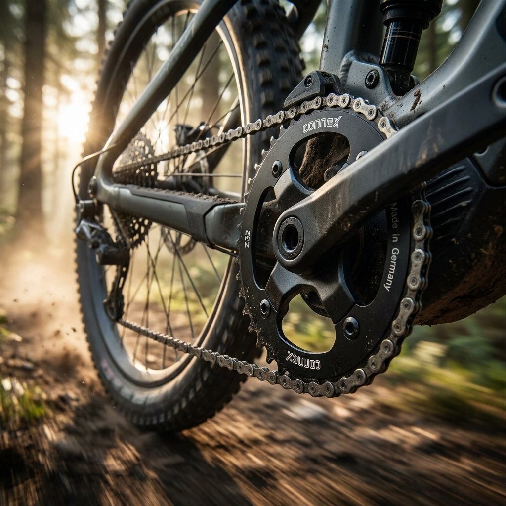 Kettenschaltung ConneX E-Bike Kettenblatt 32 Zähne 104 mm Schwarz - Bosch - Yamaha Bro