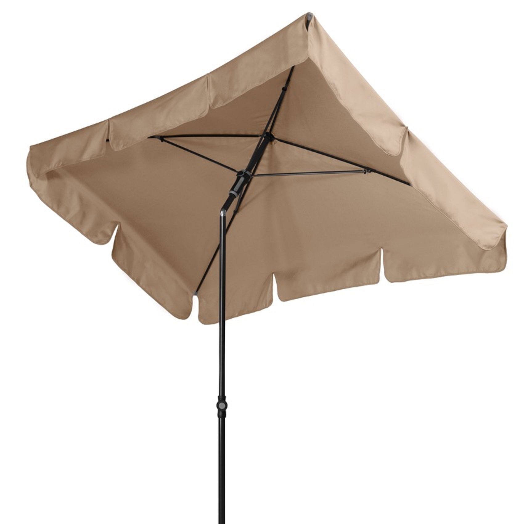 doppler® Sonnenschirm Waterproof 225x120 cm greige günstig online kaufen