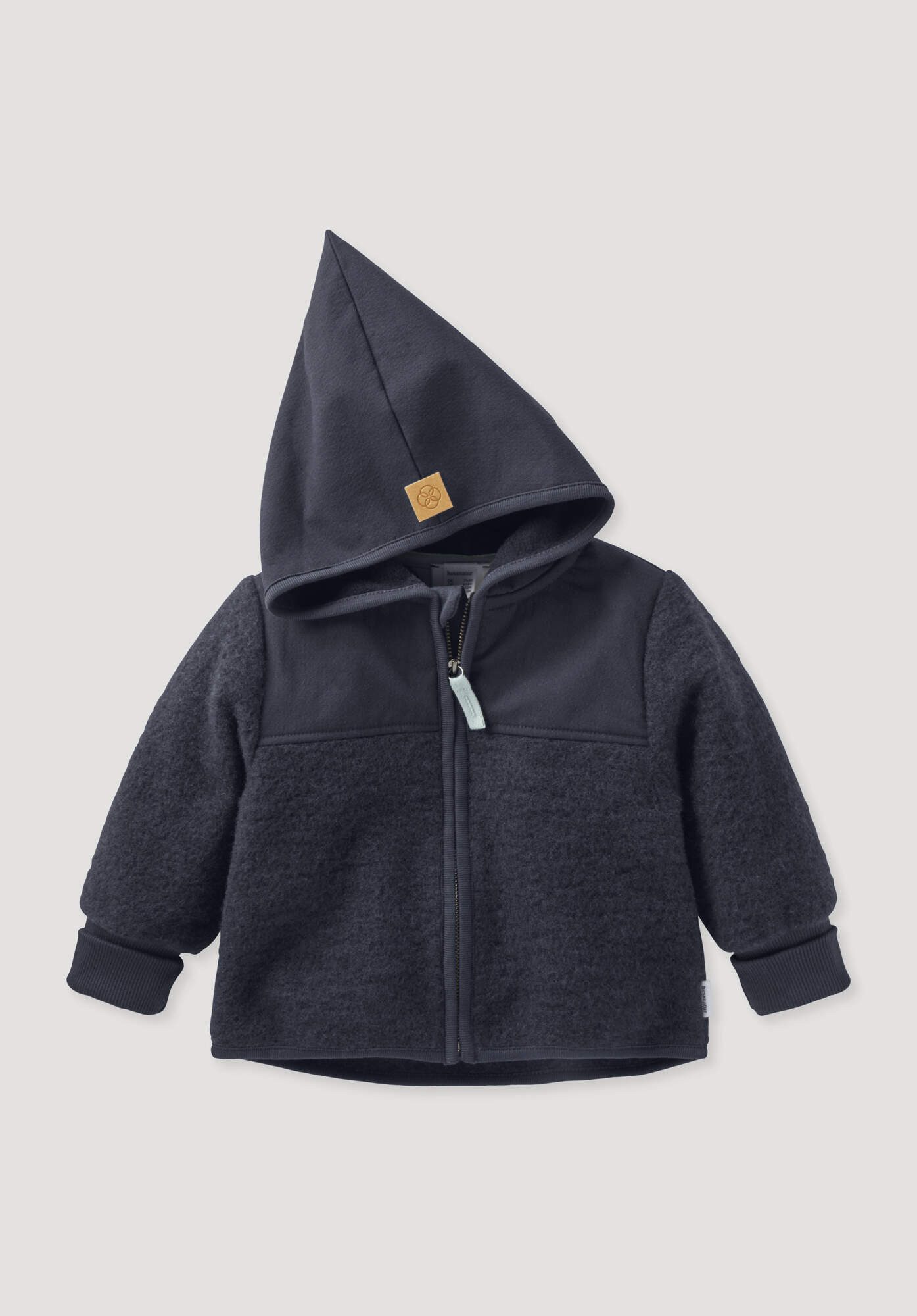 Hessnatur Fleecejacke aus Bio-Merinowolle mit Softshell (1-St)