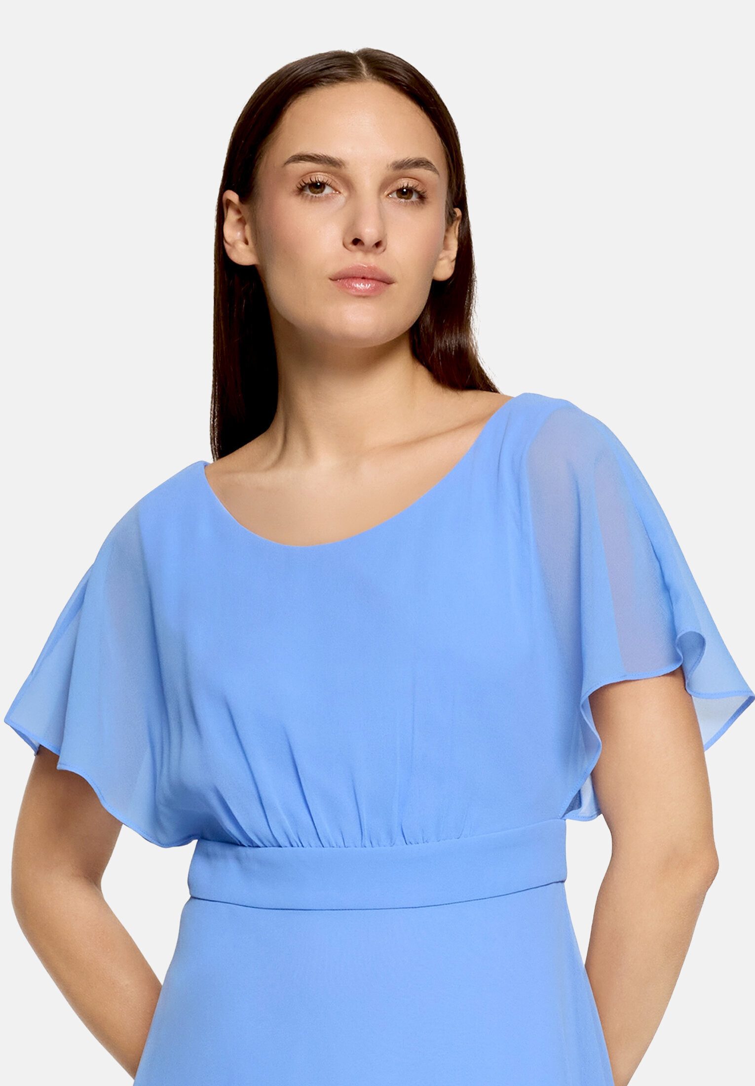Vera Mont Cocktailkleid Damen kurzarm Raffung