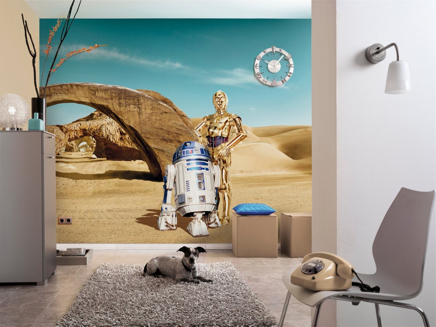 Komar Fototapete »Star Wars Lost Droids«, glatt, bedruckt, Comic, (Set), ausgezeichnet lichtbeständig-HomeTrends