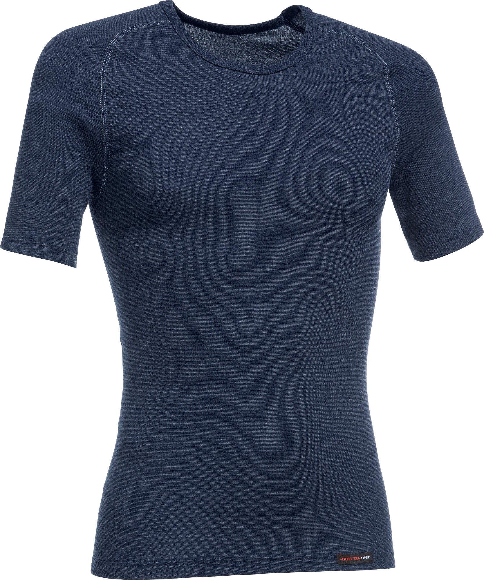 conta T-Shirt Herren-Thermo-Unterhemd, 1/2-Arm Streifen