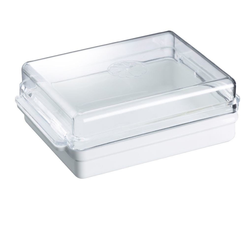 WESTMARK Butterdose Kühlschrankbutterdose Traditionell für 250g Stück Butter, Kunststoff