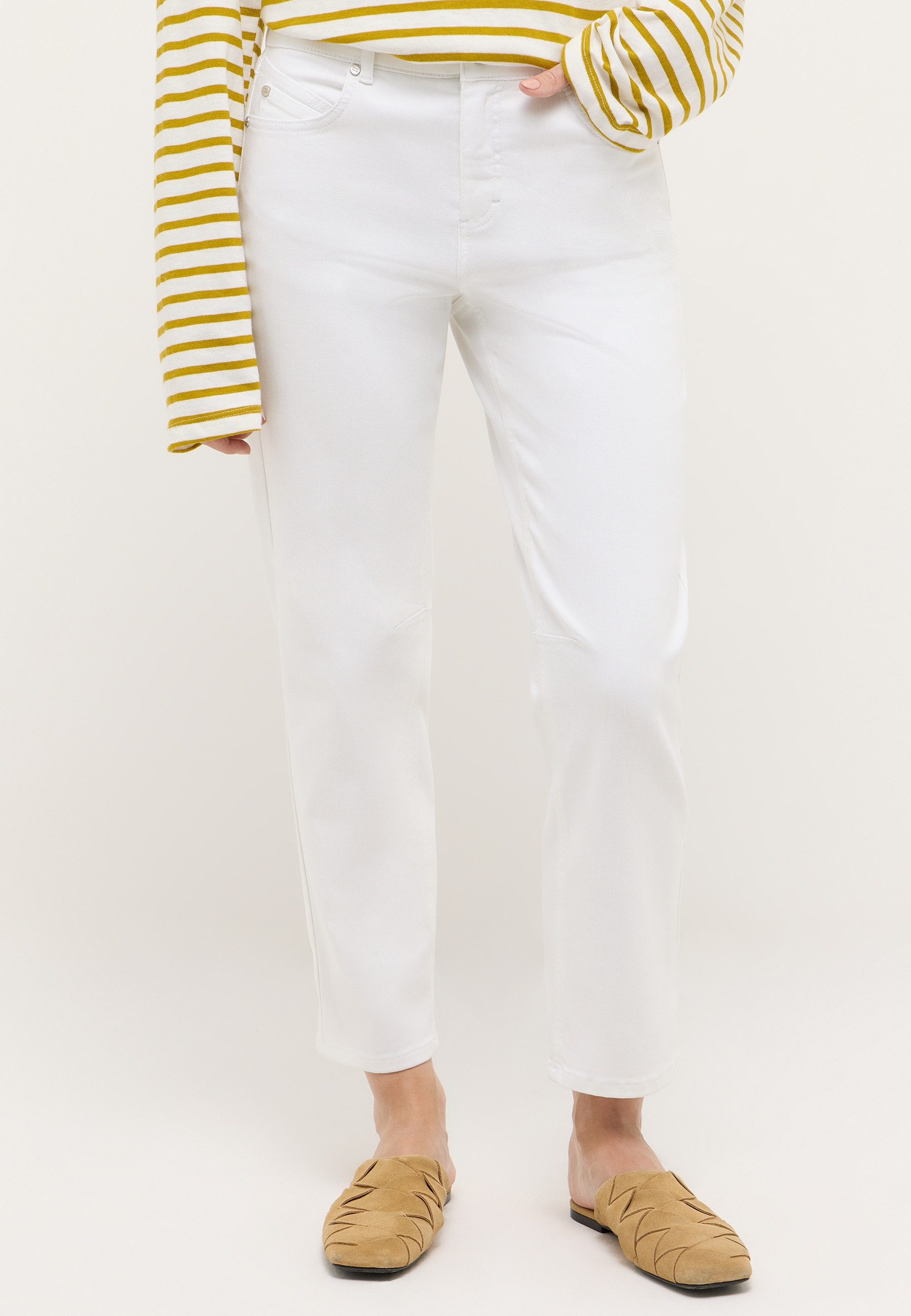 ANGELS 7/8-Jeans EVY 7/8-lange Schnittform, lockere Passform, aus Baumwollmischung