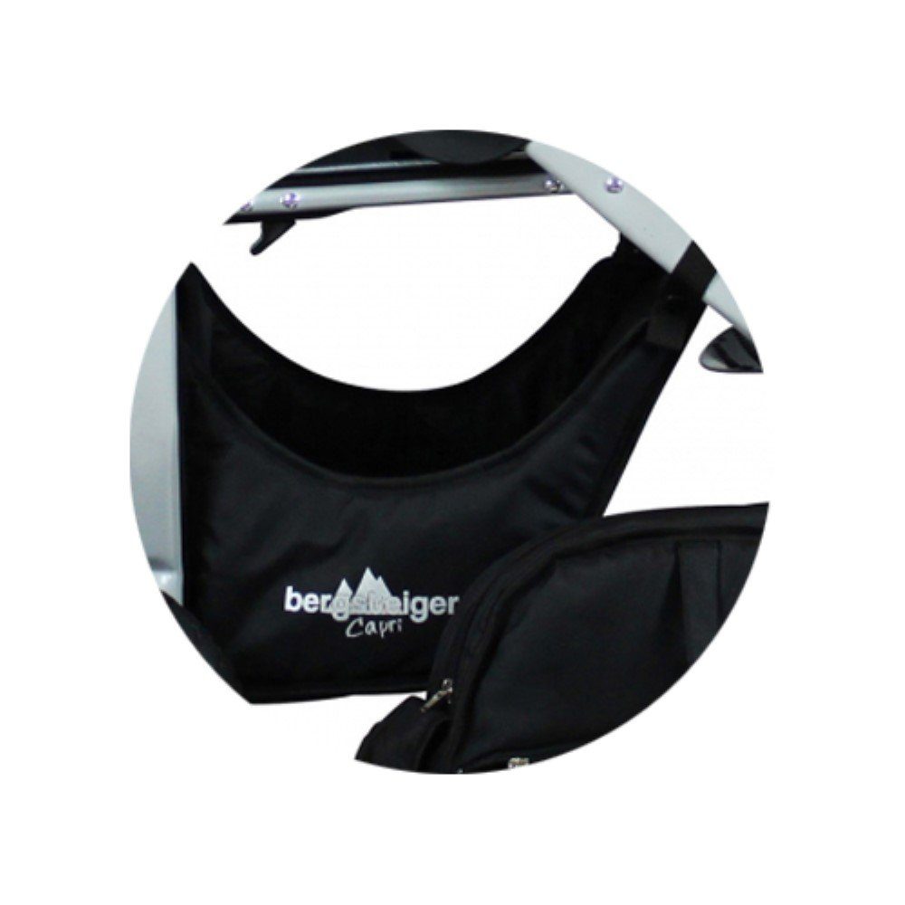 das für Ersatztasche black edition Gestell Capri bergsteiger Kinderwagen-Tasche Capri Einkaufskorb,
