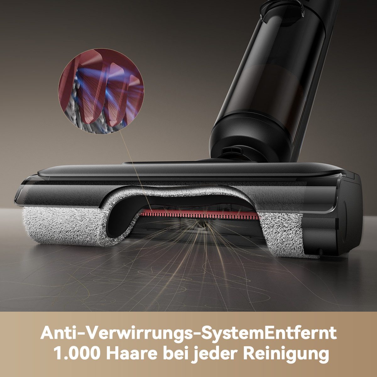 redroad Nass-Trocken-Akkusauger 2026 Nass-Trockensauger 18.000 Pa/OLED/250W Wet and Dry Vacuum Cleaner, 250 W, 1.2 OLED /18650 Lithium6x4000/AI Automatische Widerstandsregelung