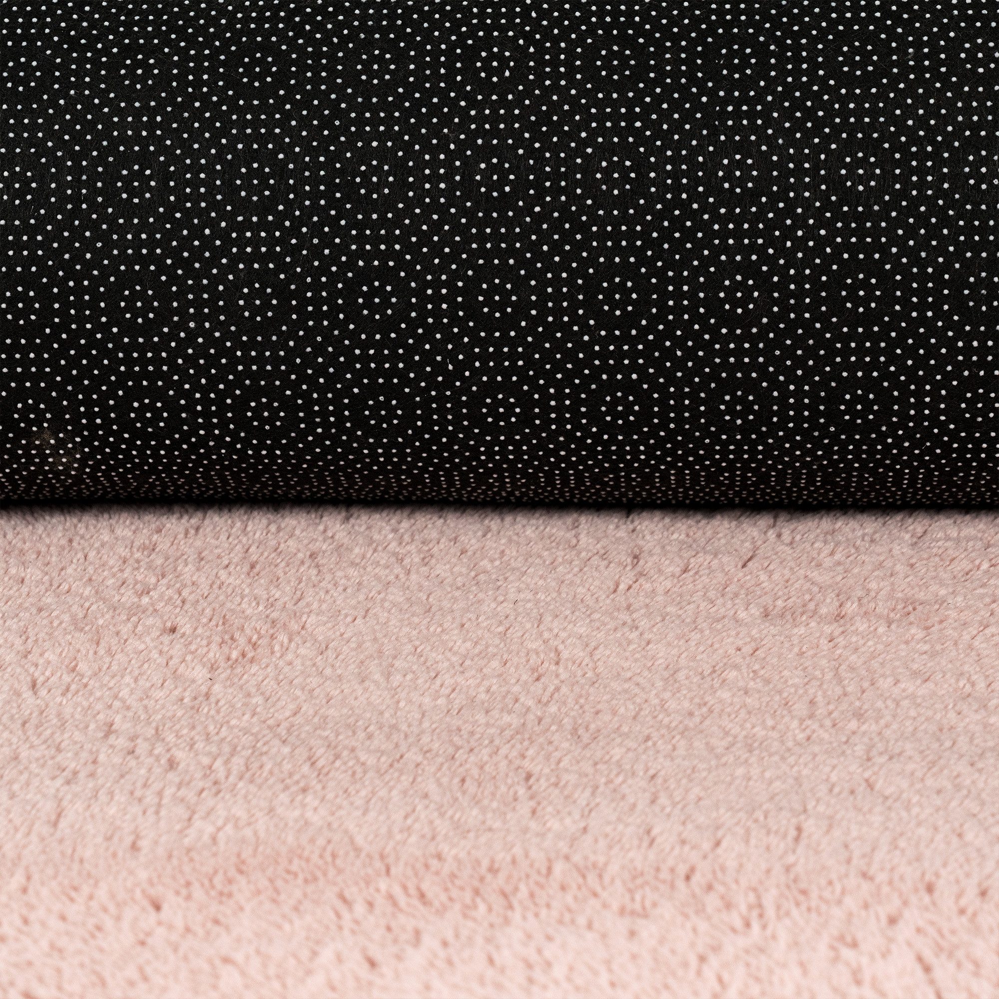 TeppichHome24 Teppich Weicher rosa Teppich pflegeleicht günstig online kaufen