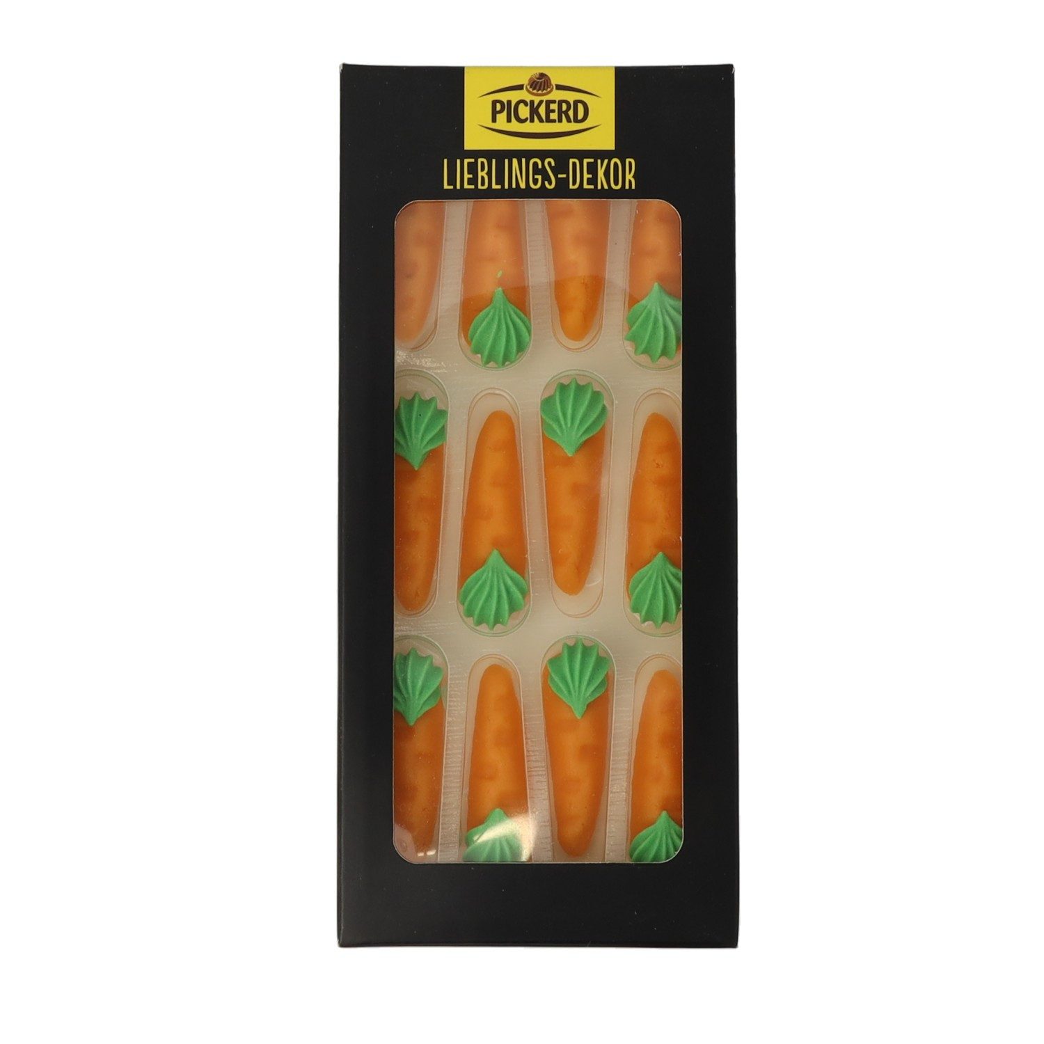 PICKERD Backdekoration PICKERD Lieblings-Dekor Rübli handgemachte Marzipan-Möhren 12 Stück