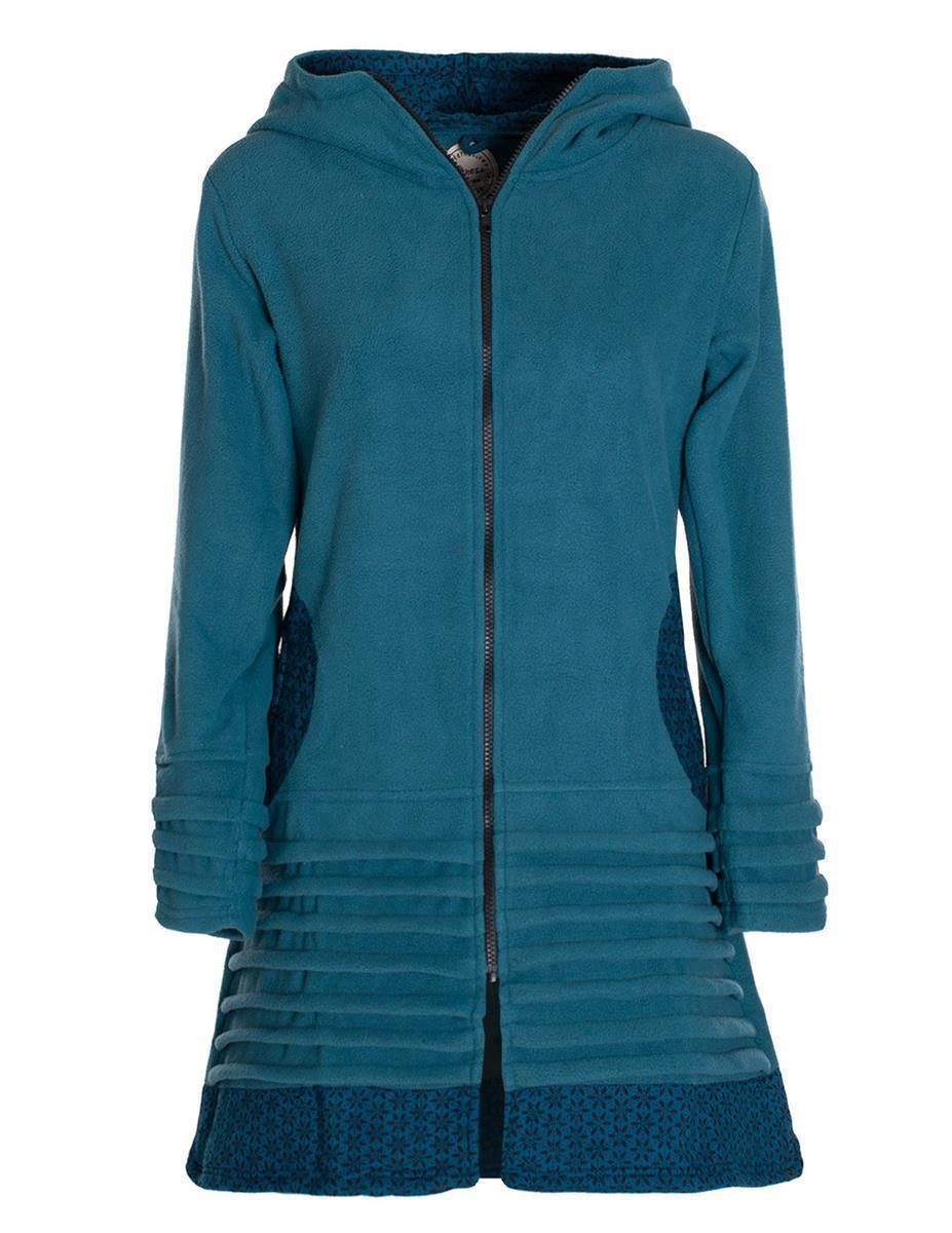 Vishes Kurzmantel Lange Fleecejacke Hippiemantel Übergangsjacke günstig online kaufen