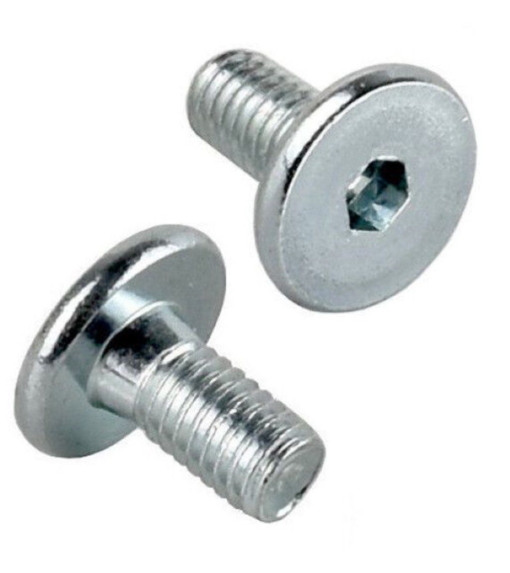 Schraube Flachkopfschrauben Möbelschrauben Möbelverbinder M6 ISK 4mm Typ KF